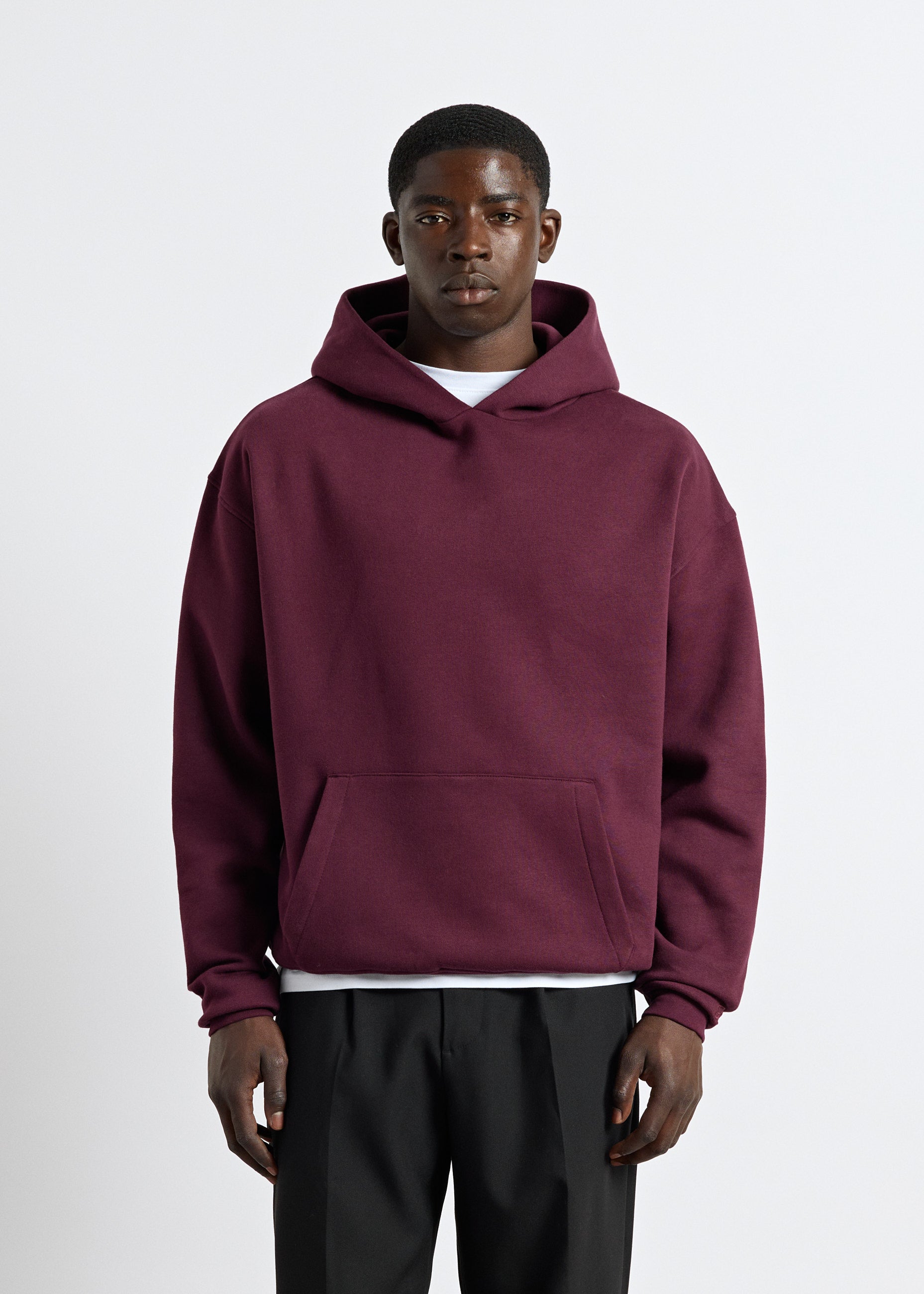 burocs-basic-hoodie-br-1325-kapuzenpullover-burgundy-oversized image 4