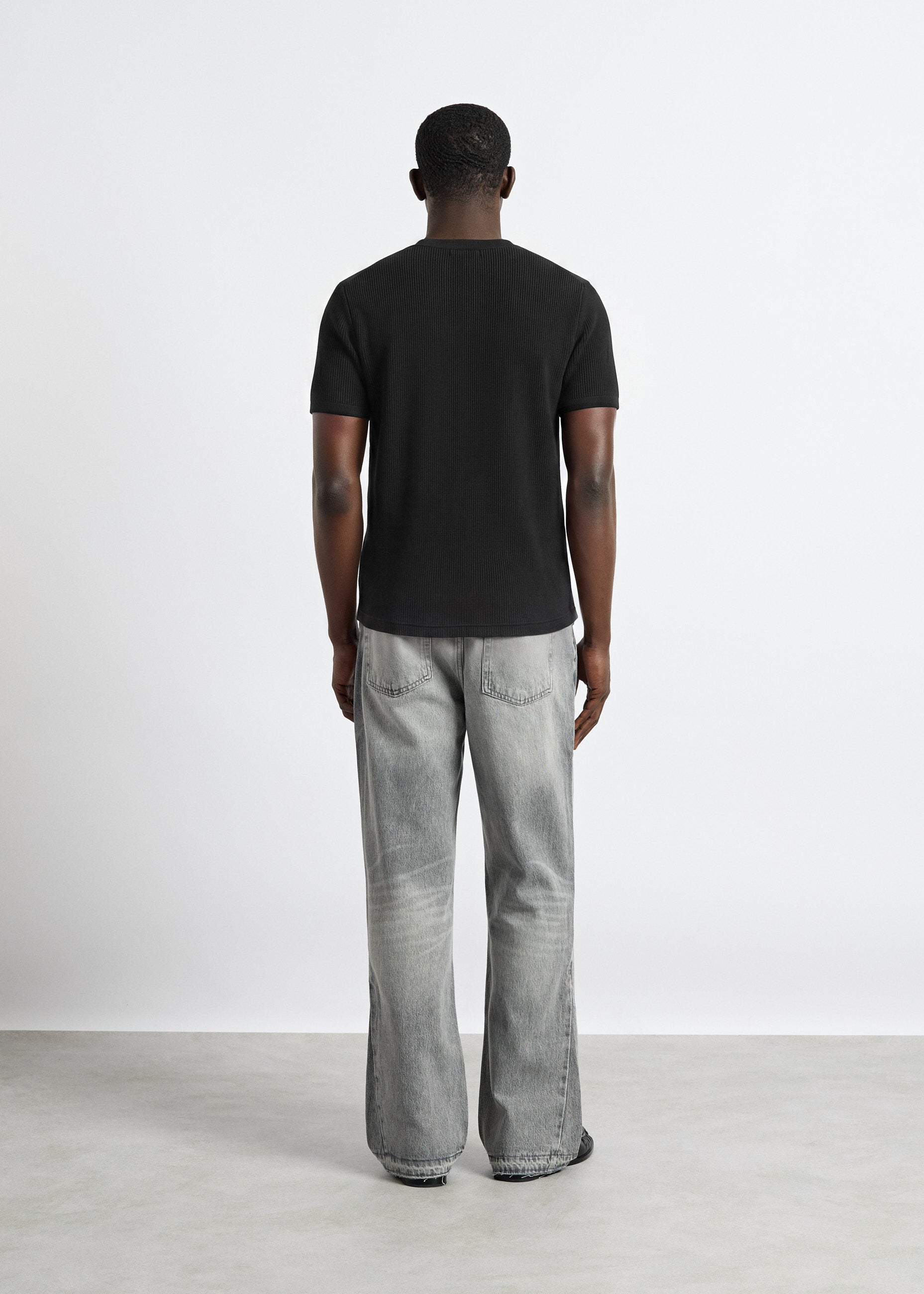 burocs-t-shirts-rib-henley-t-shirt-schwarz-slim image 6