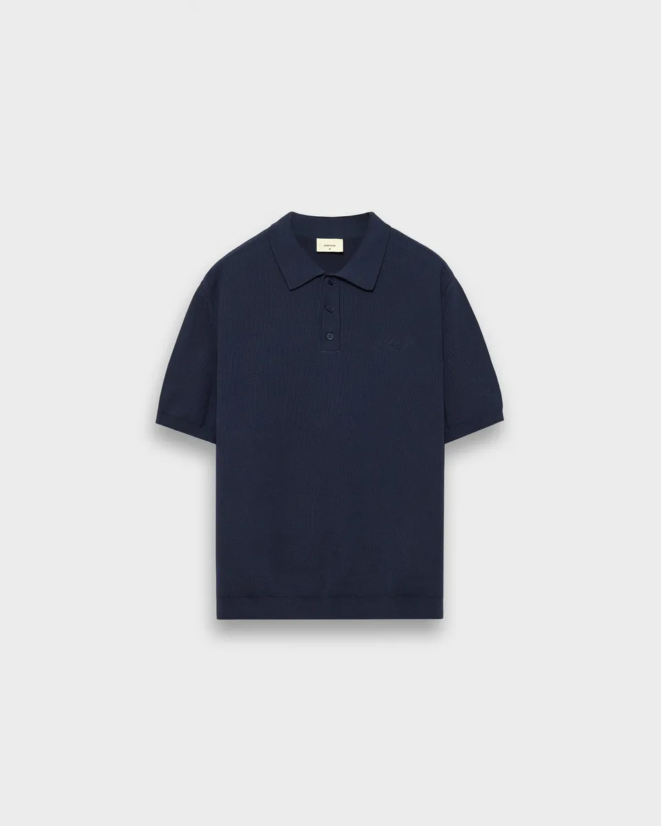 eightyfive-knit-poloshirt-polo-navy-baumwolle image 1