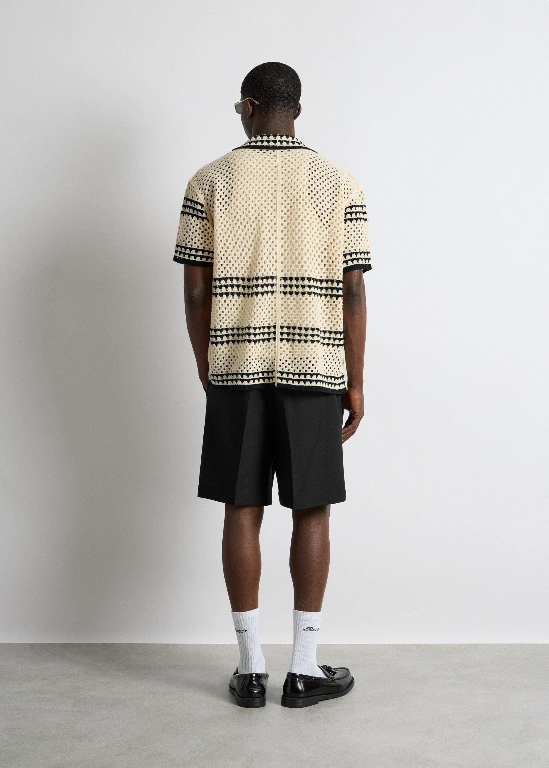 burocs-crochet-bicolor-shirt-hemd-off-white-oversize image 6