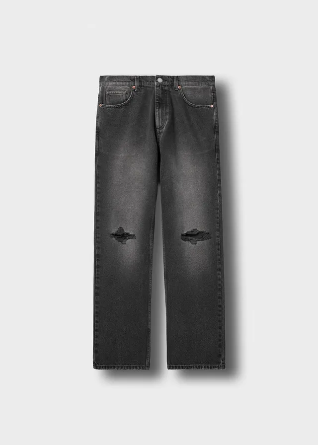 burocs-ripped-john-straight-jeans-iron-grey-straight-fit image 1