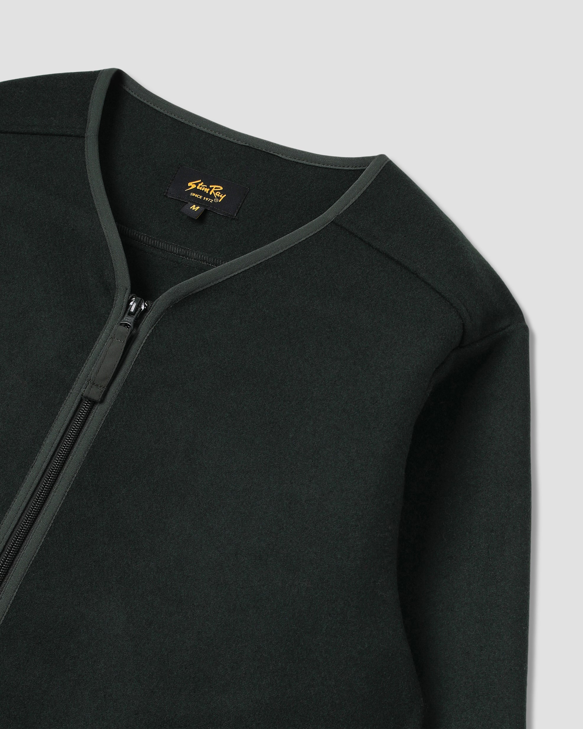 stan-ray-wool-fleece-cardigan-herren-botanical-green-wolle image 6