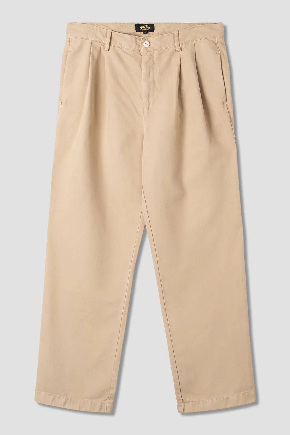 stan-ray-loose-pleat-chino-hose-khaki-twill image 1
