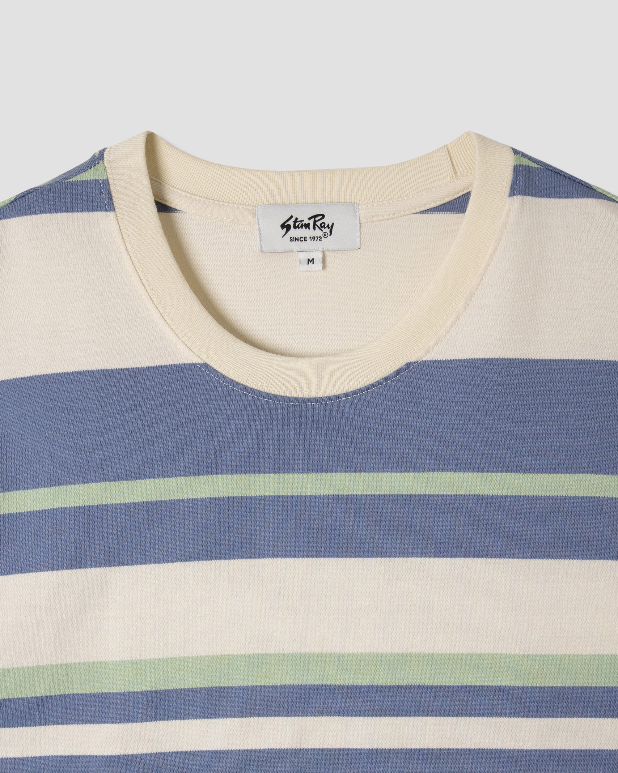 stan-ray-stripe-tee-t-shirt-natural-streifen-loose image 3