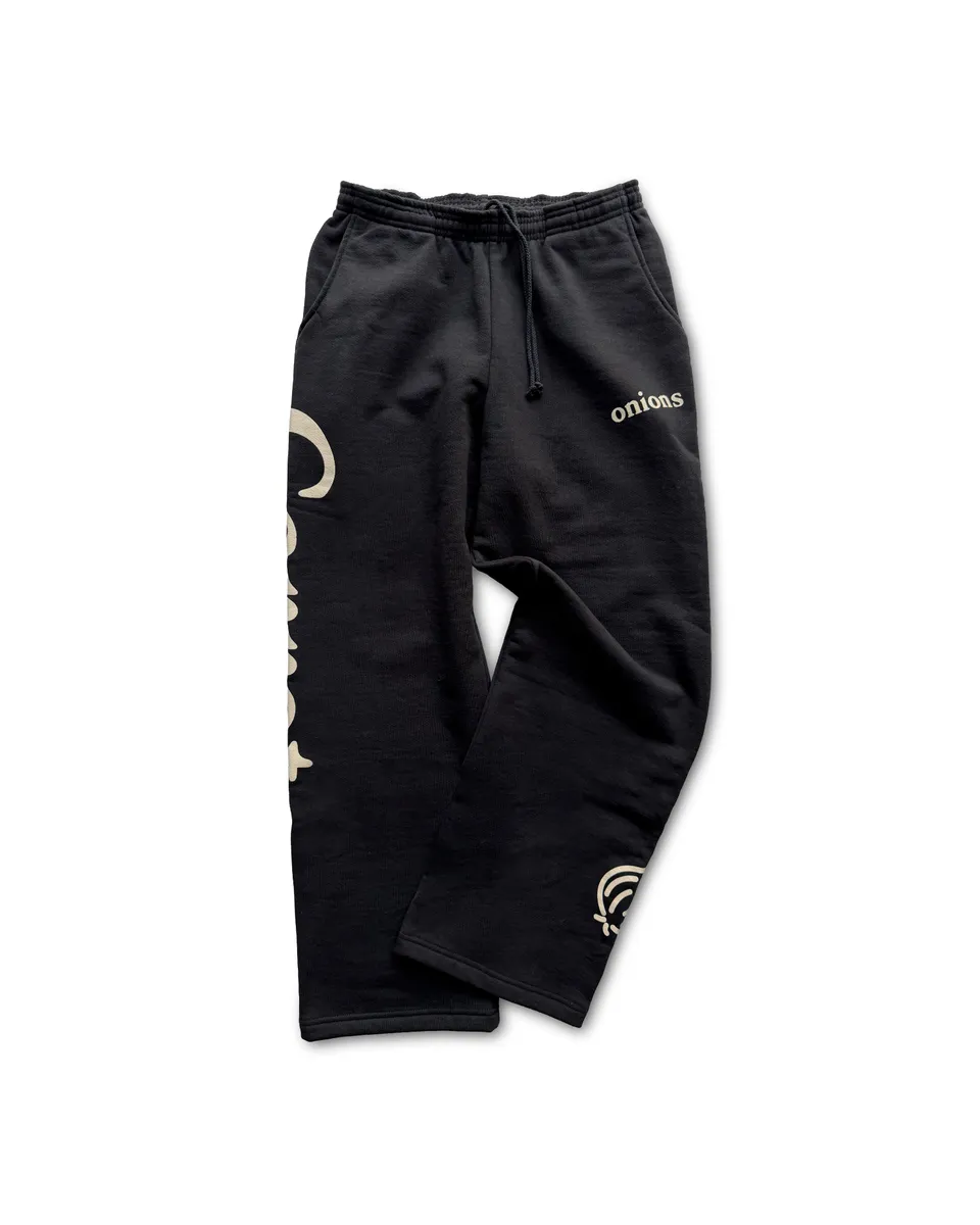 carrots-onions-wordmark-sweatpants-herren-schwarz-fleece image 1
