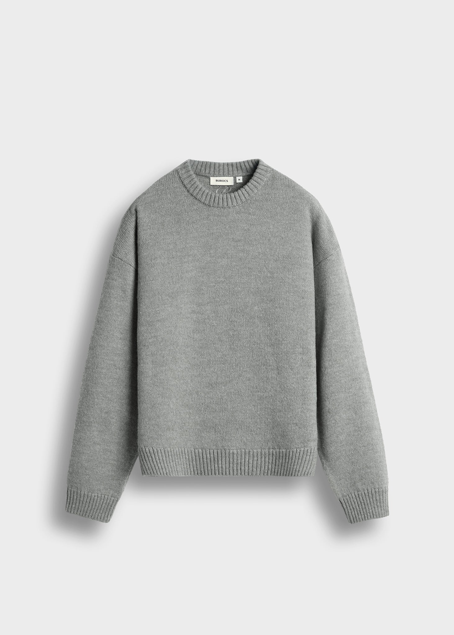 burocs-knitwear-knit-crewneck-sweater-pullover-grey image 1