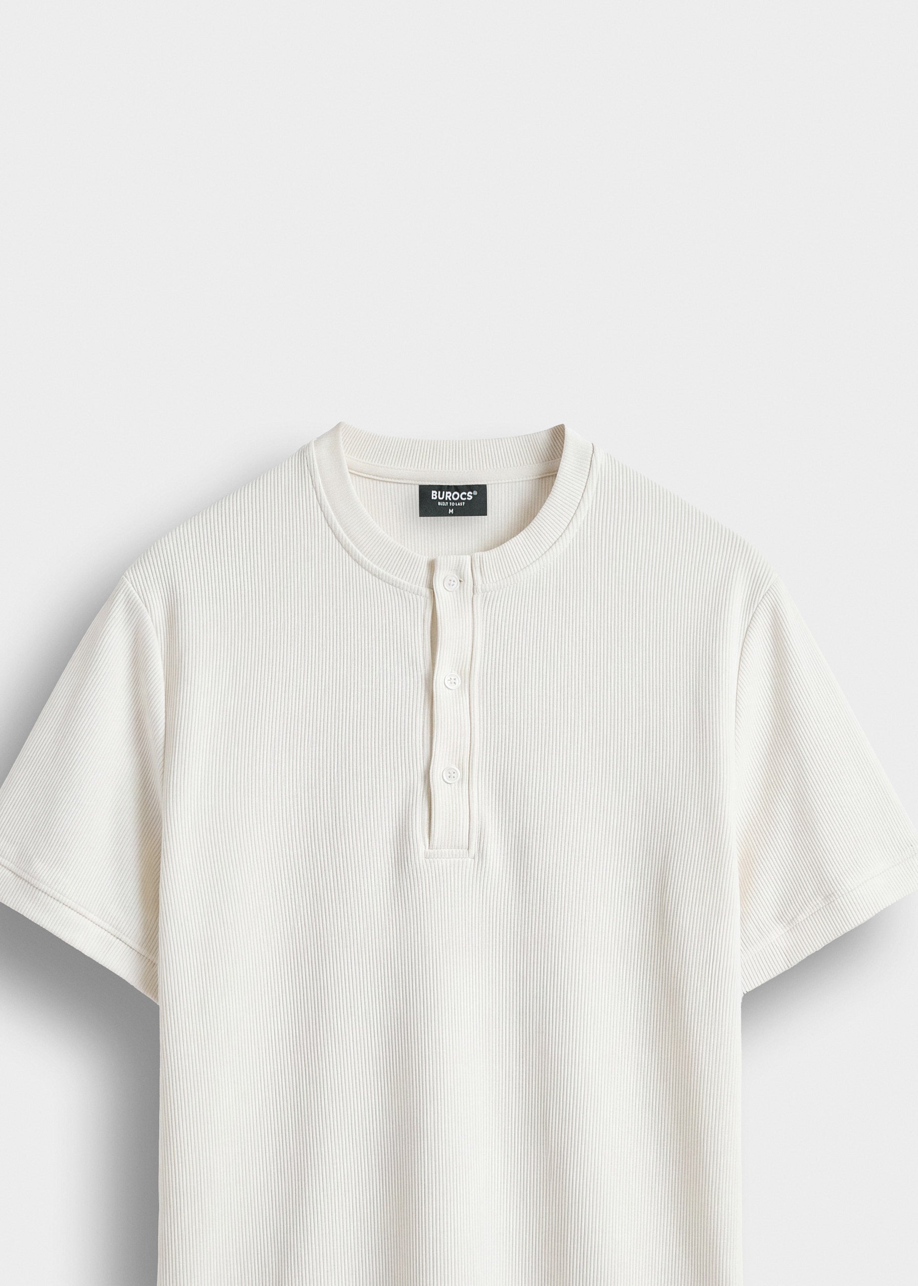 burocs-rib-henley-t-shirt-herren-t-shirt-off-white-slim-fit image 3