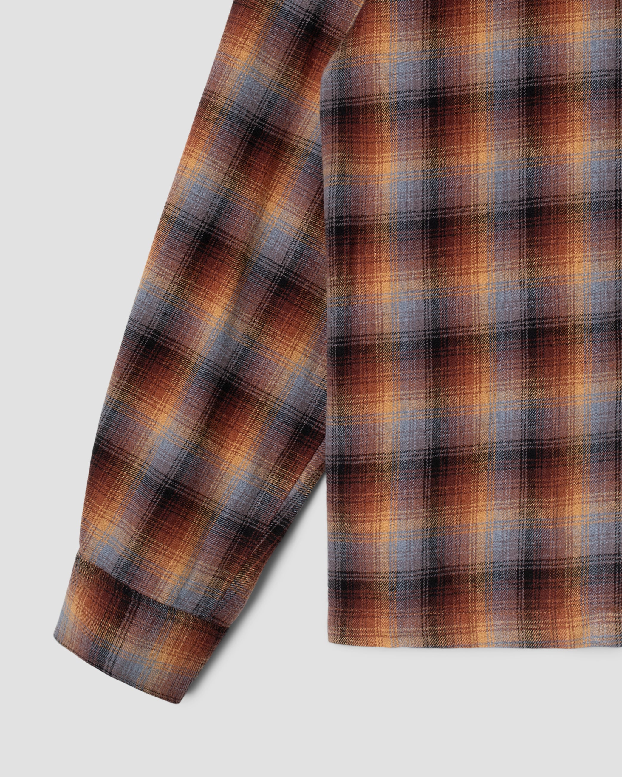 stan-ray-zip-shirt-flanellhemd-brown-blue-plaid-karo image 4