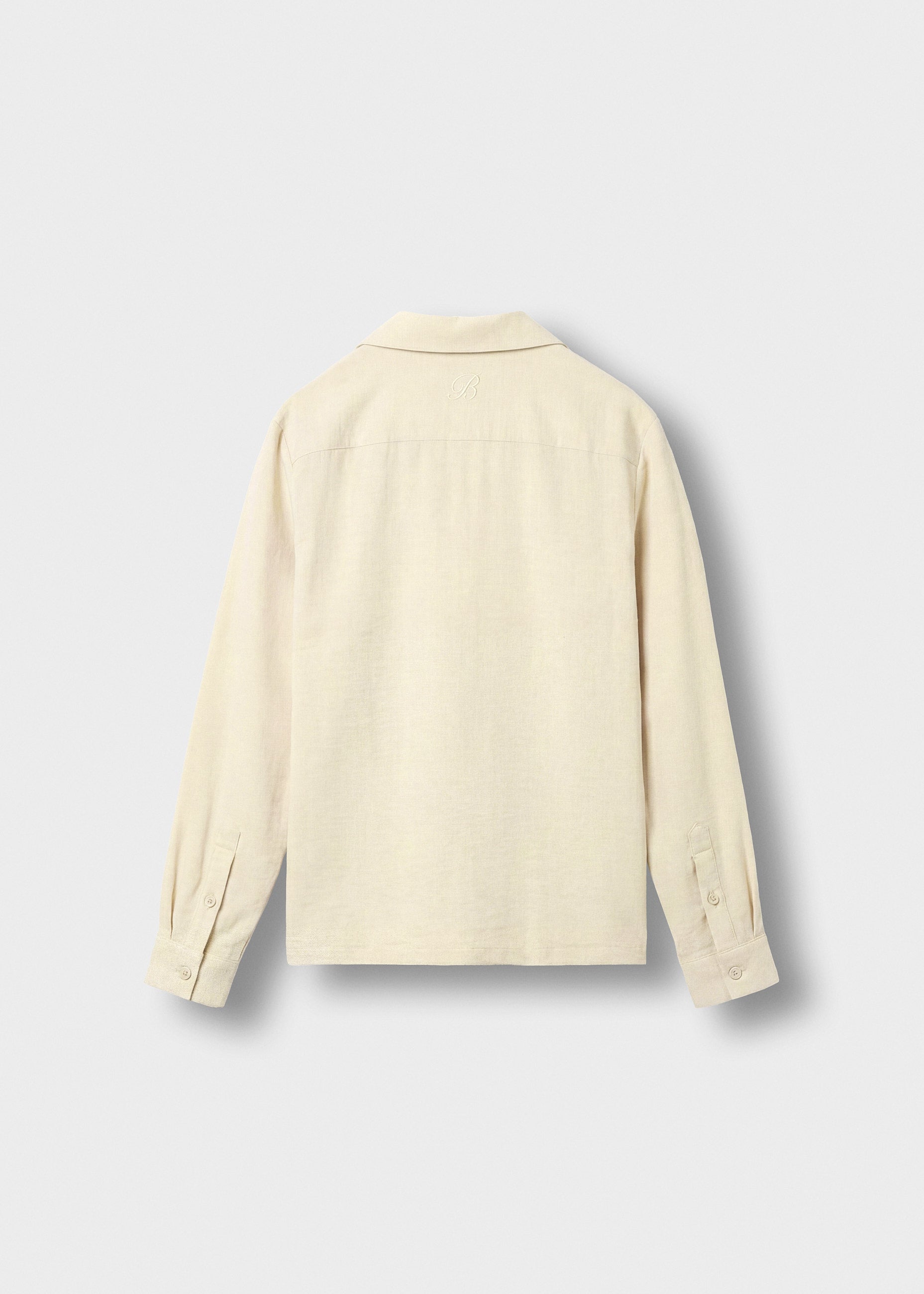 burocs-shirts-linen-look-hemd-beige-m-regular-fit image 2