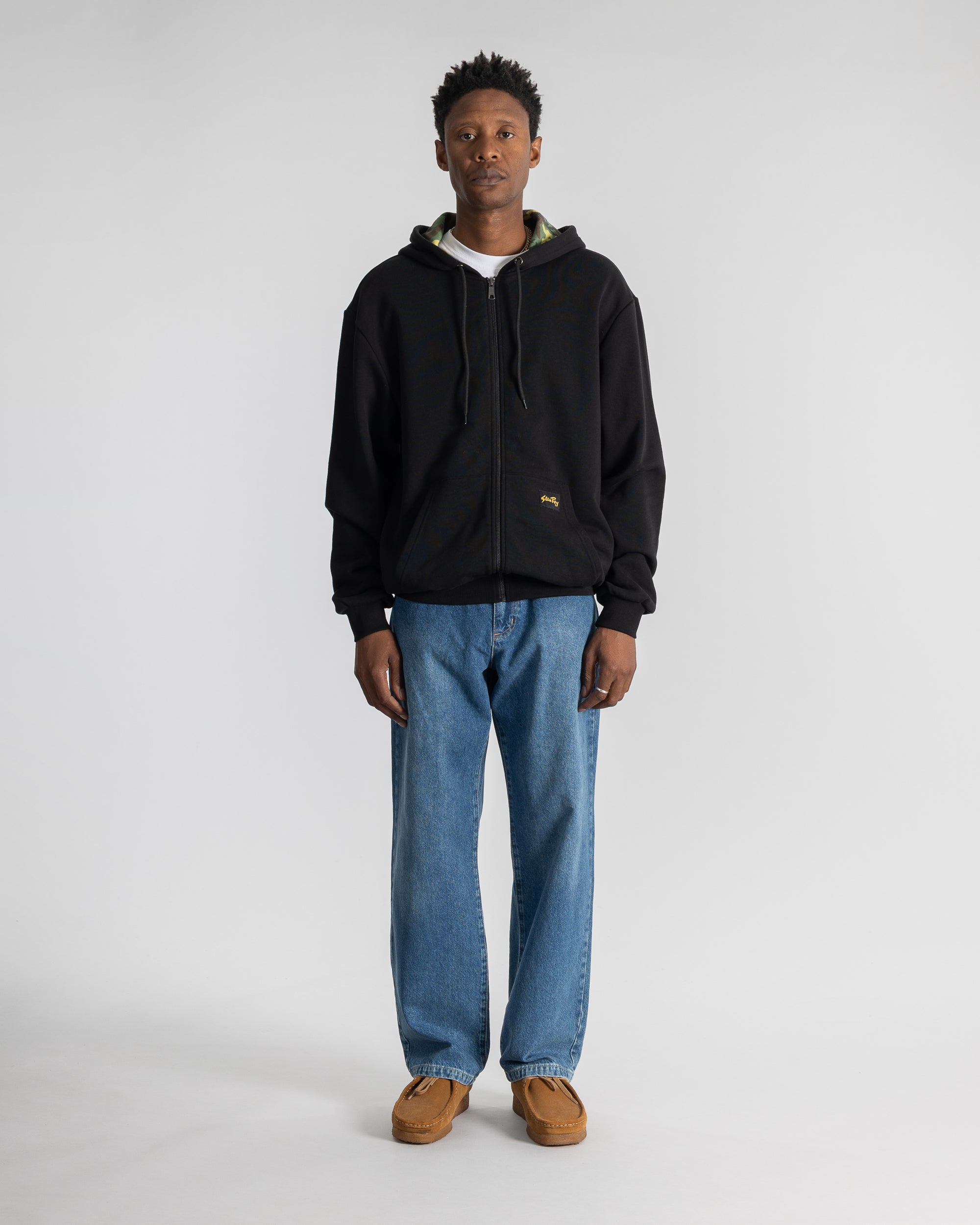 stan-ray-thermal-lined-zip-hood-hoodie-washed-black image 2