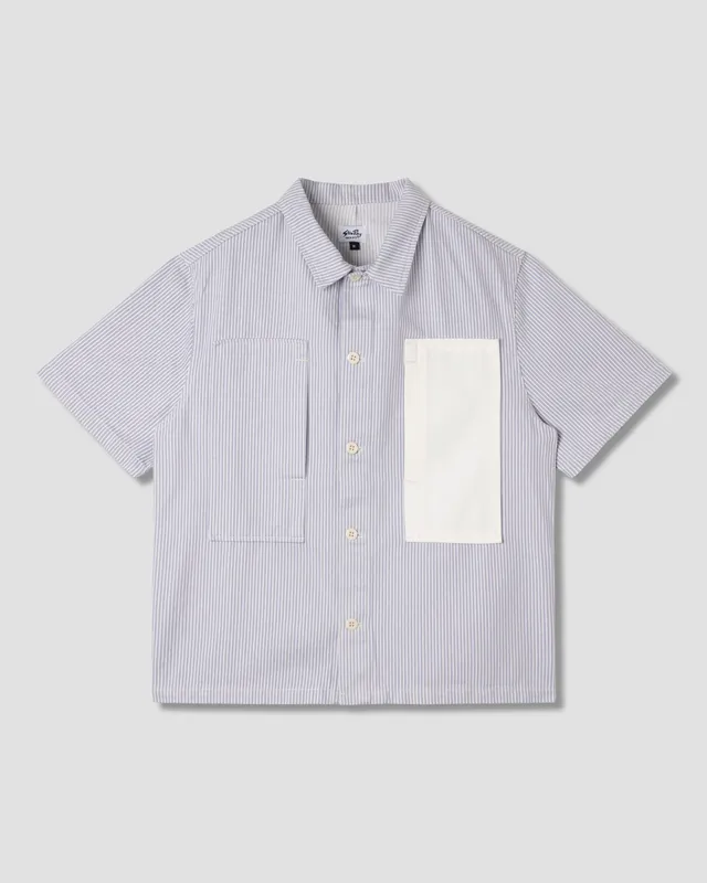 stan-ray-painter-shirt-kurzarmhemd-cosmic-purple-hickory image 1
