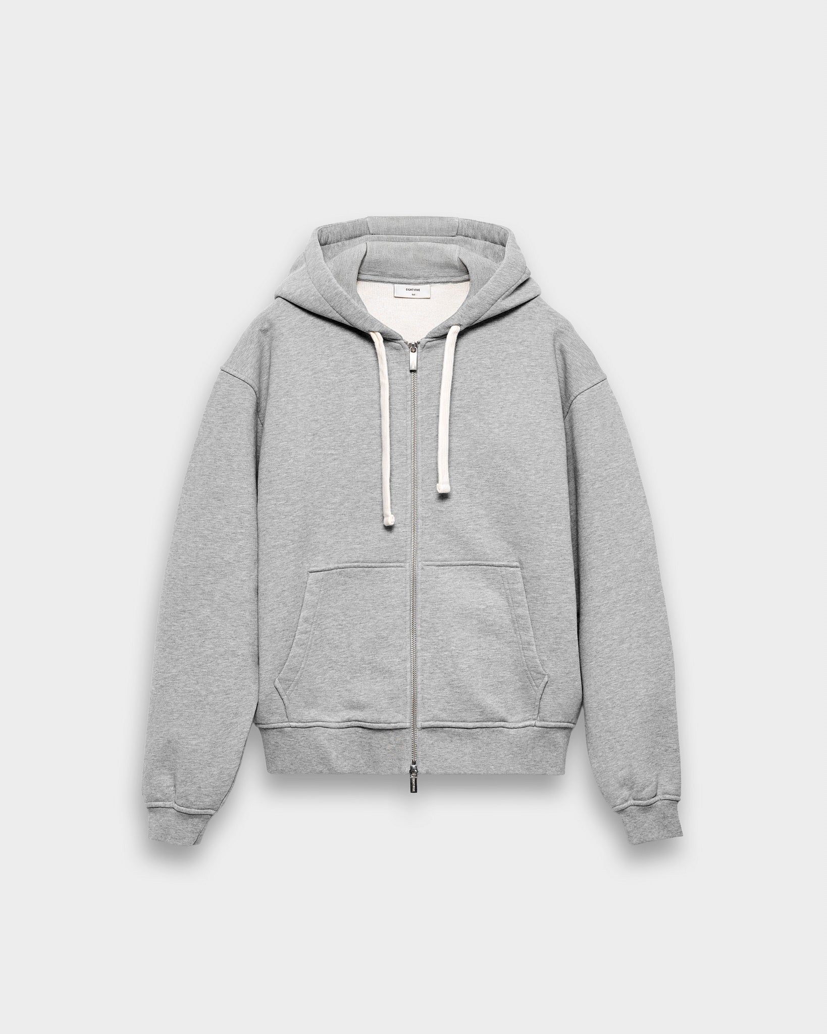 eightyfive-embroidered-zip-hoodie-sporty-grey-490gsm image 1