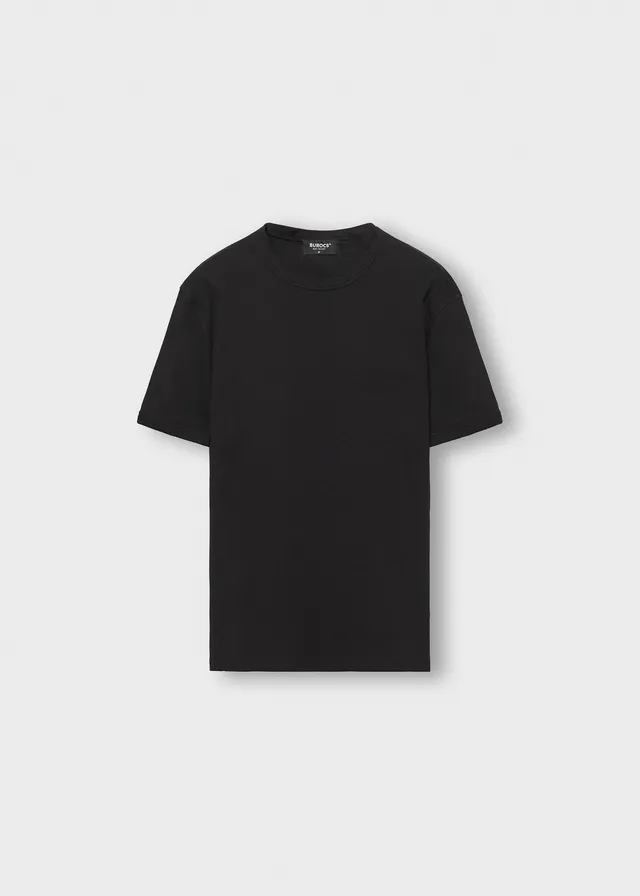 burocs-slim-fit-t-shirt-black-baumwolle-m image 1