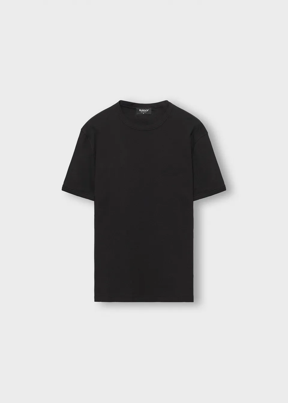 burocs-slim-fit-t-shirt-black-baumwolle-m image 1