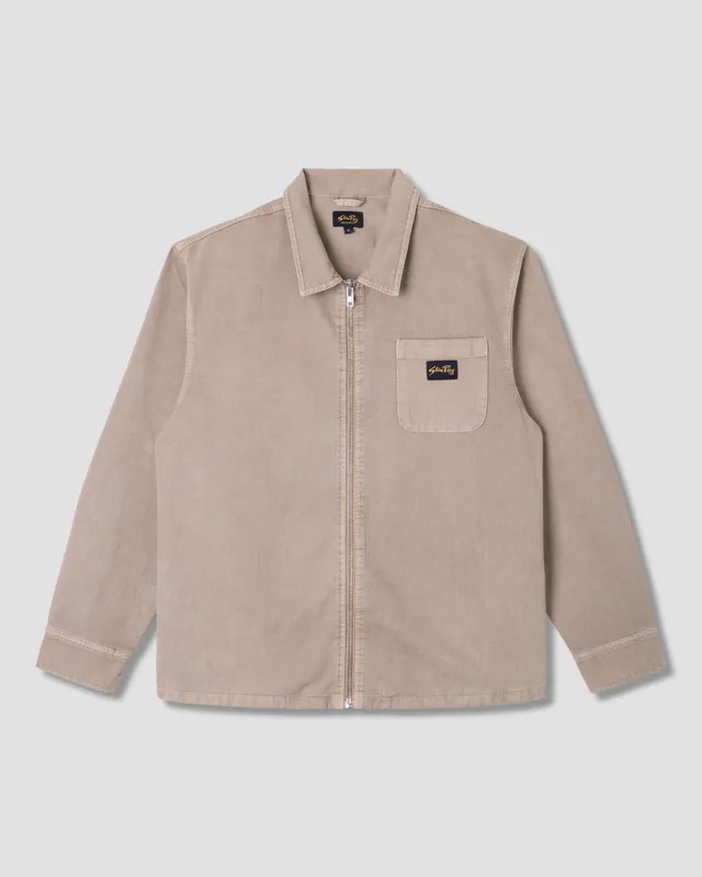 stan-ray-zip-shirt-hemd-eucalyptus-bedford-cord image 1
