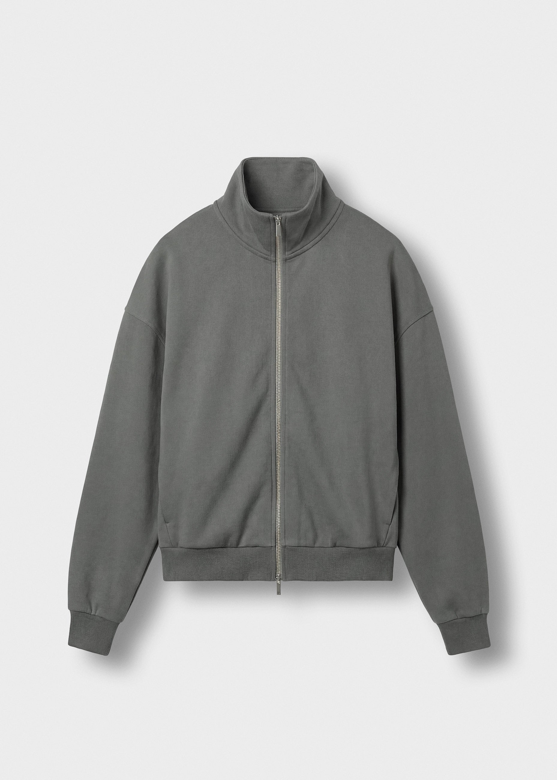 burocs-full-zip-sweater-grey-zweiwegereissverschluss image 1