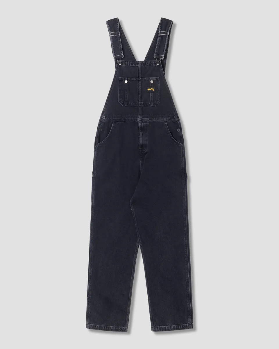 stan-ray-earls-bib-latzhose-stonewashed-black-denim image 1
