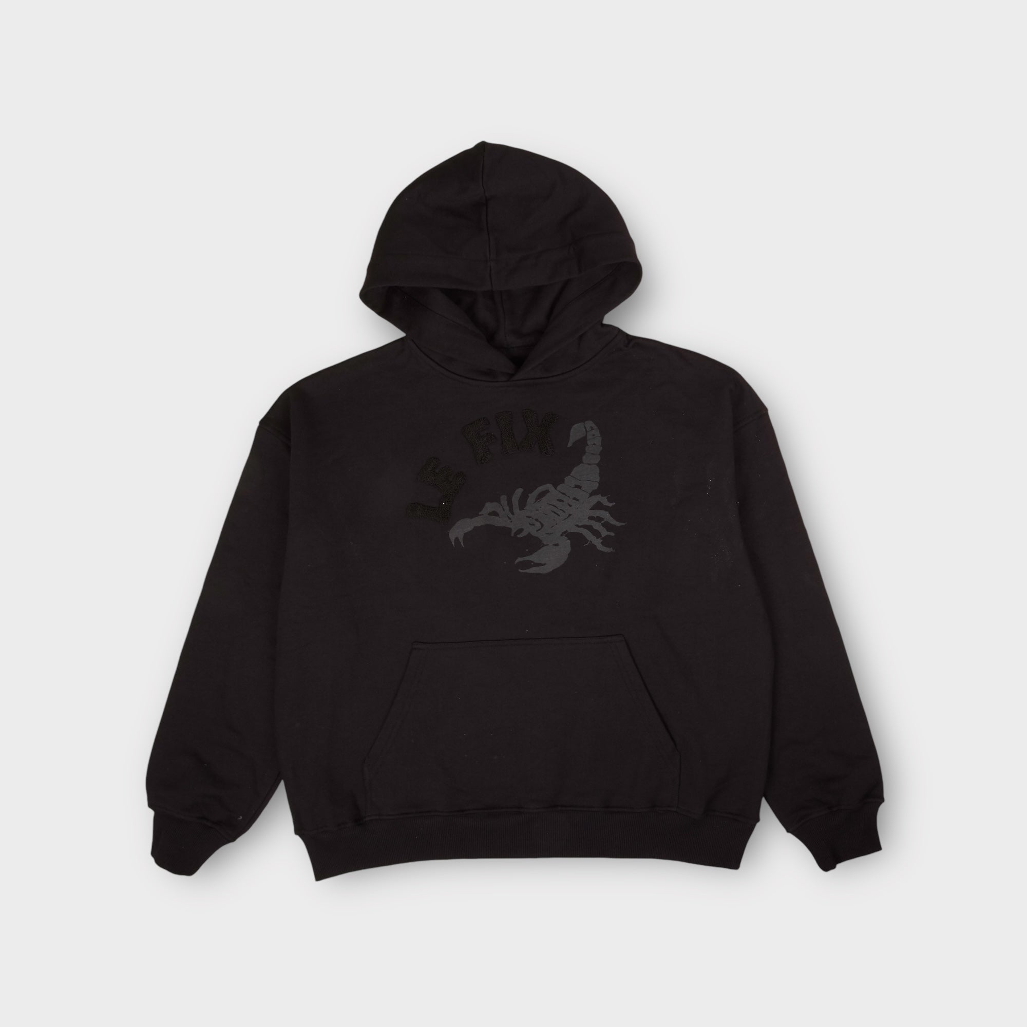 le-fix-scorpion-hoodie-schwarz-herren-box-fit image 1