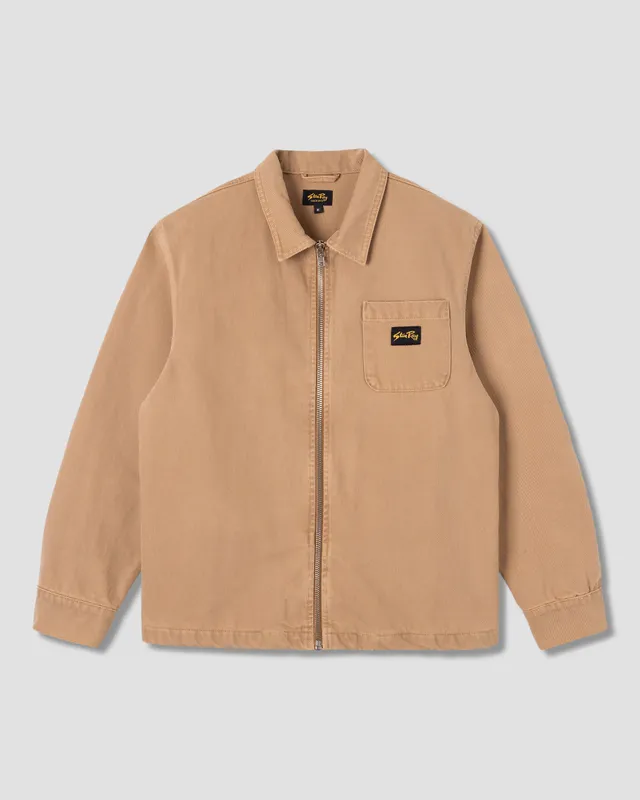 stan-ray-zip-shirt-hemd-apple-cinnamon-twill-baumwolle image 1