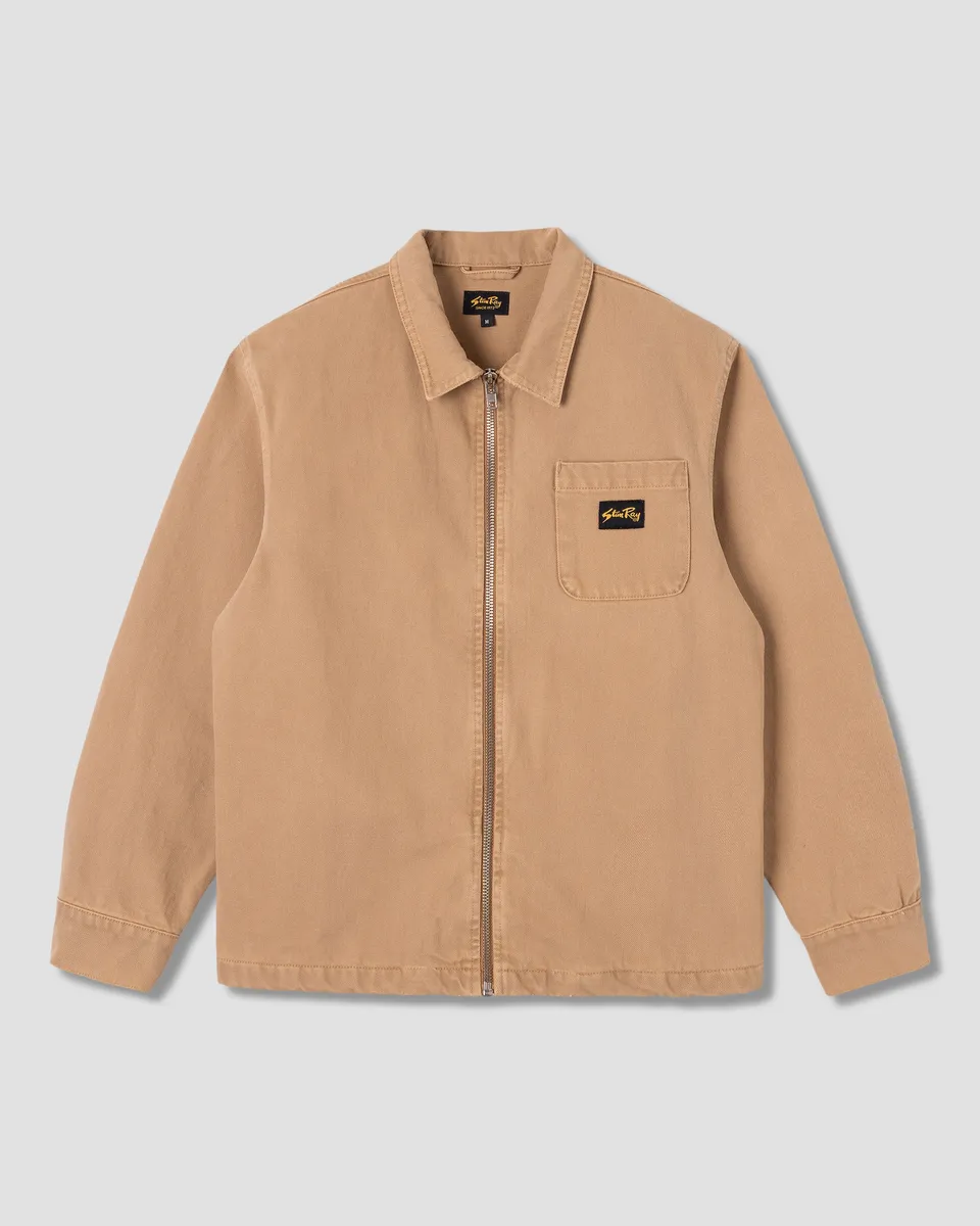 stan-ray-zip-shirt-hemd-apple-cinnamon-twill-baumwolle image 1