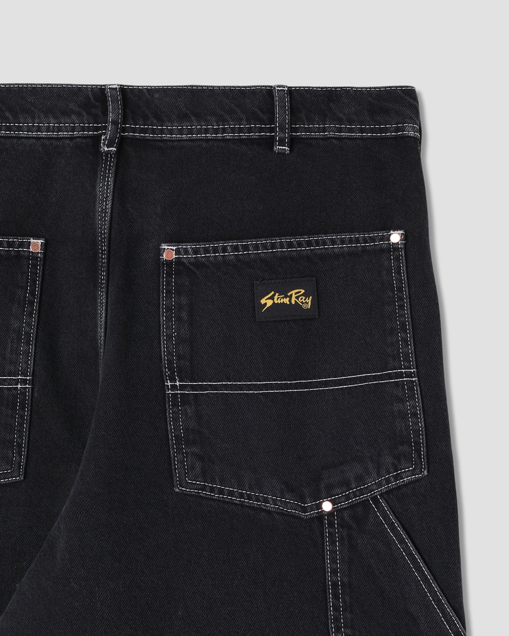 stan-ray-double-knee-pant-arbeitshose-stonewashed-black-denim image 6