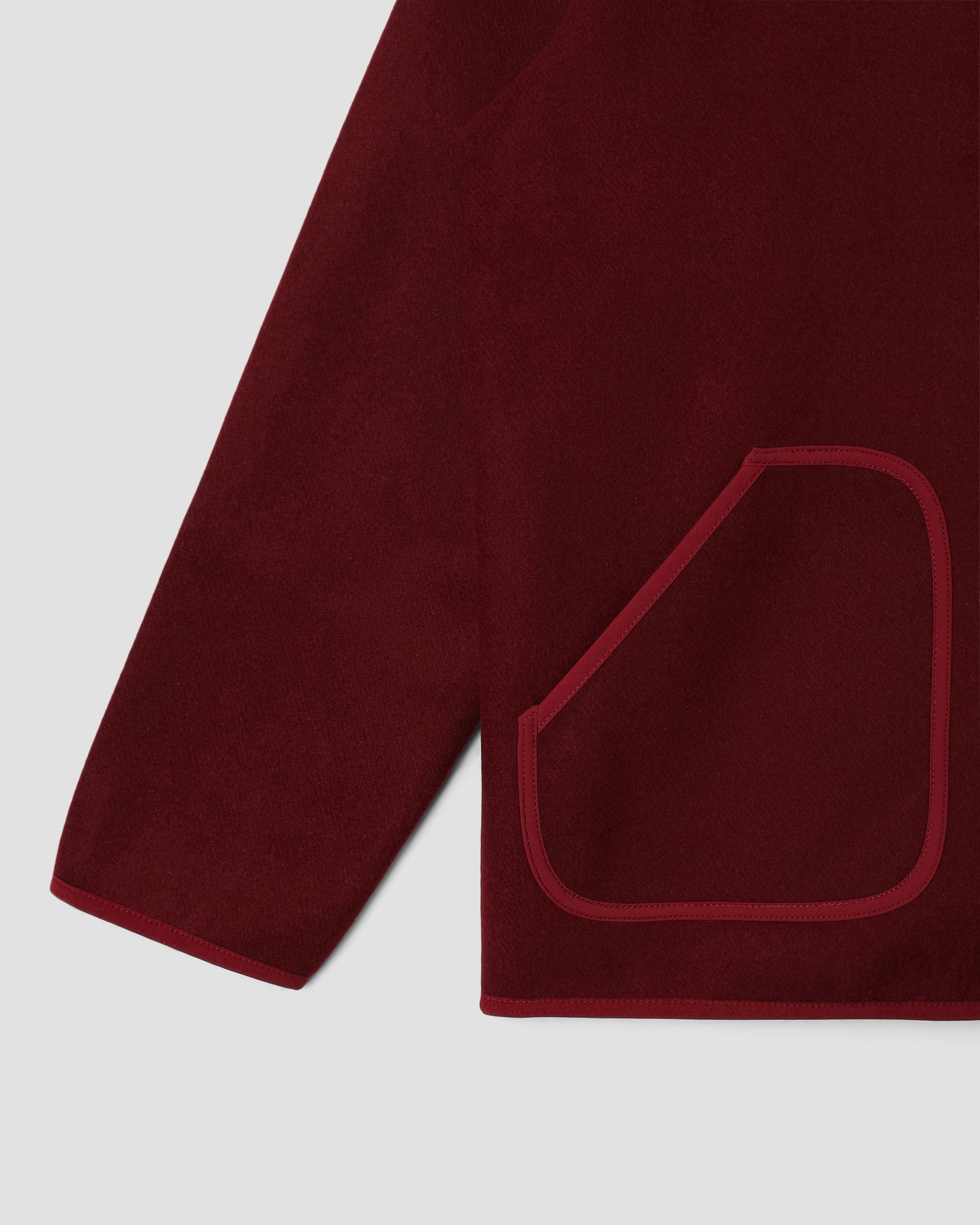 stan-ray-jackets-wool-fleece-cardigan-dark-red-heather image 5