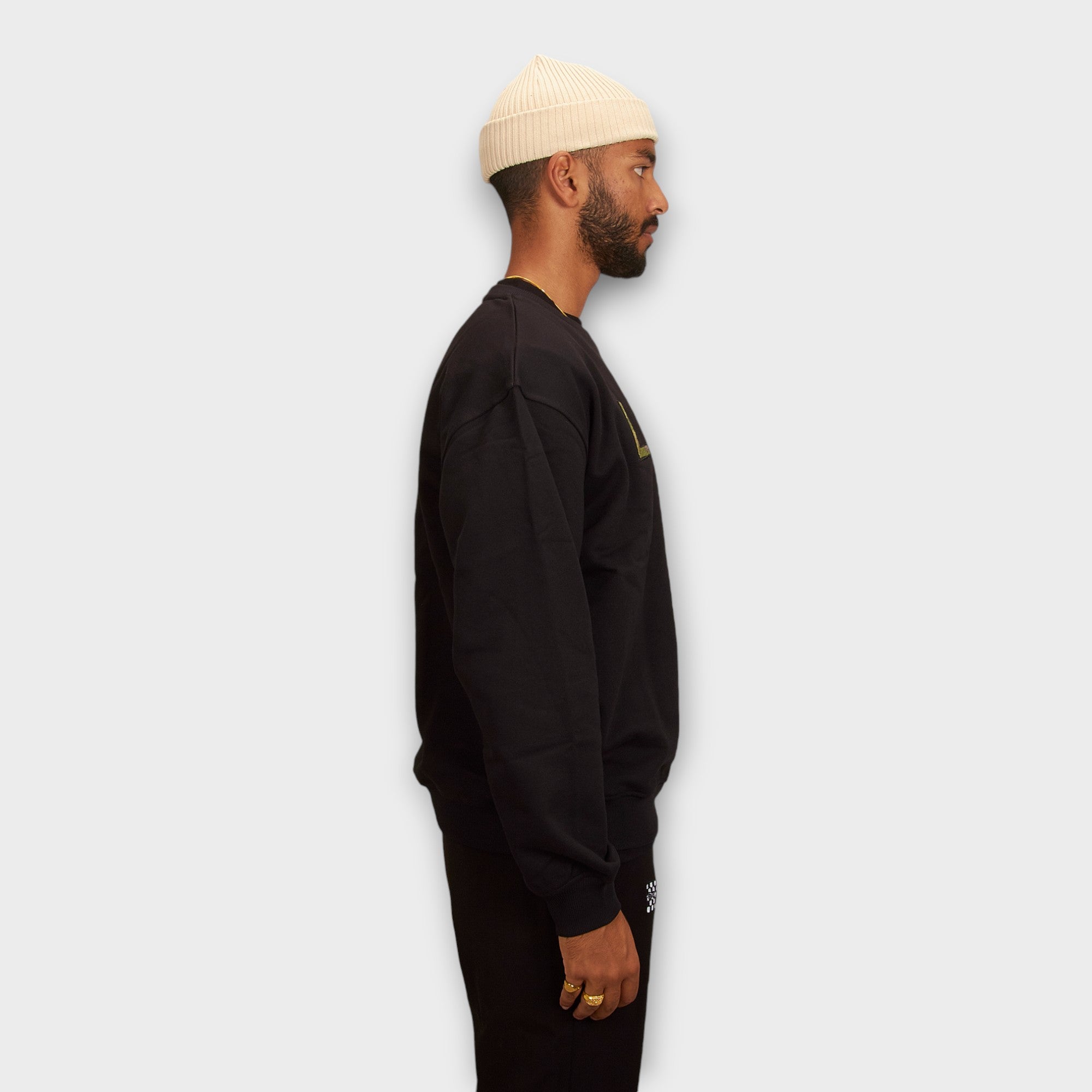 le-fix-wave-crewneck-schwarz-100-baumwolle image 6