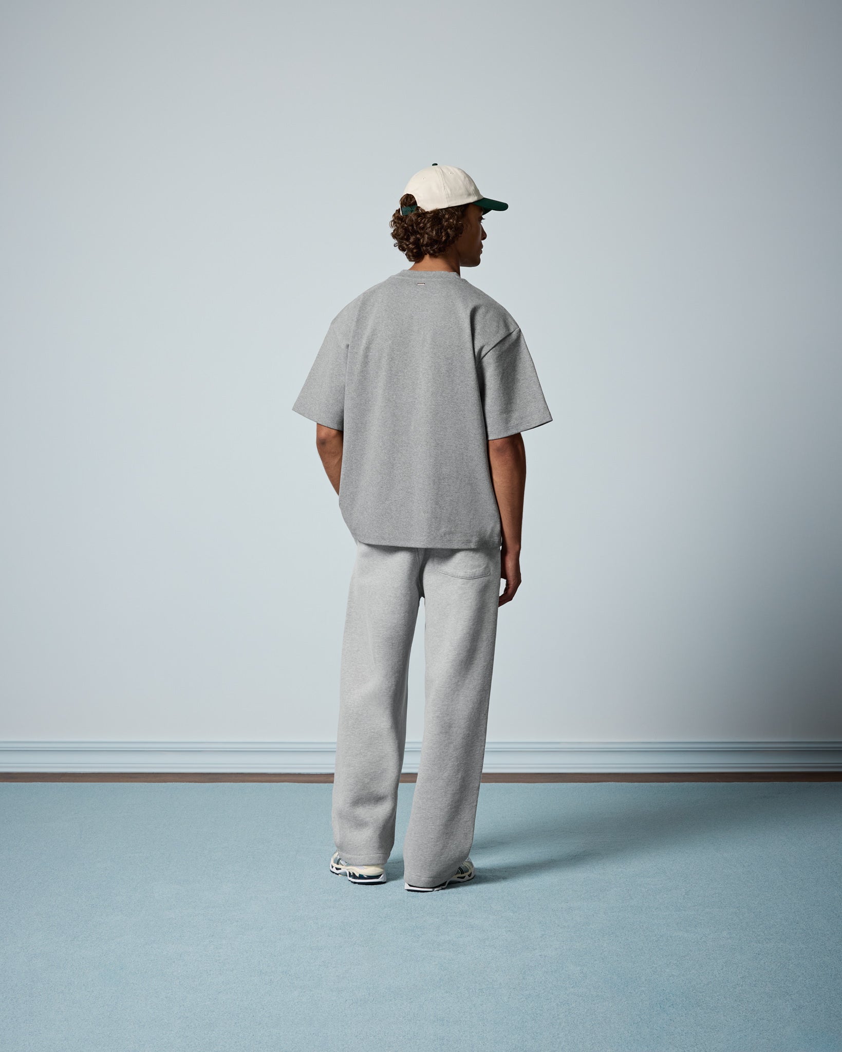 eightyfive-interlock-t-shirt-grey-melange-oversized image 6