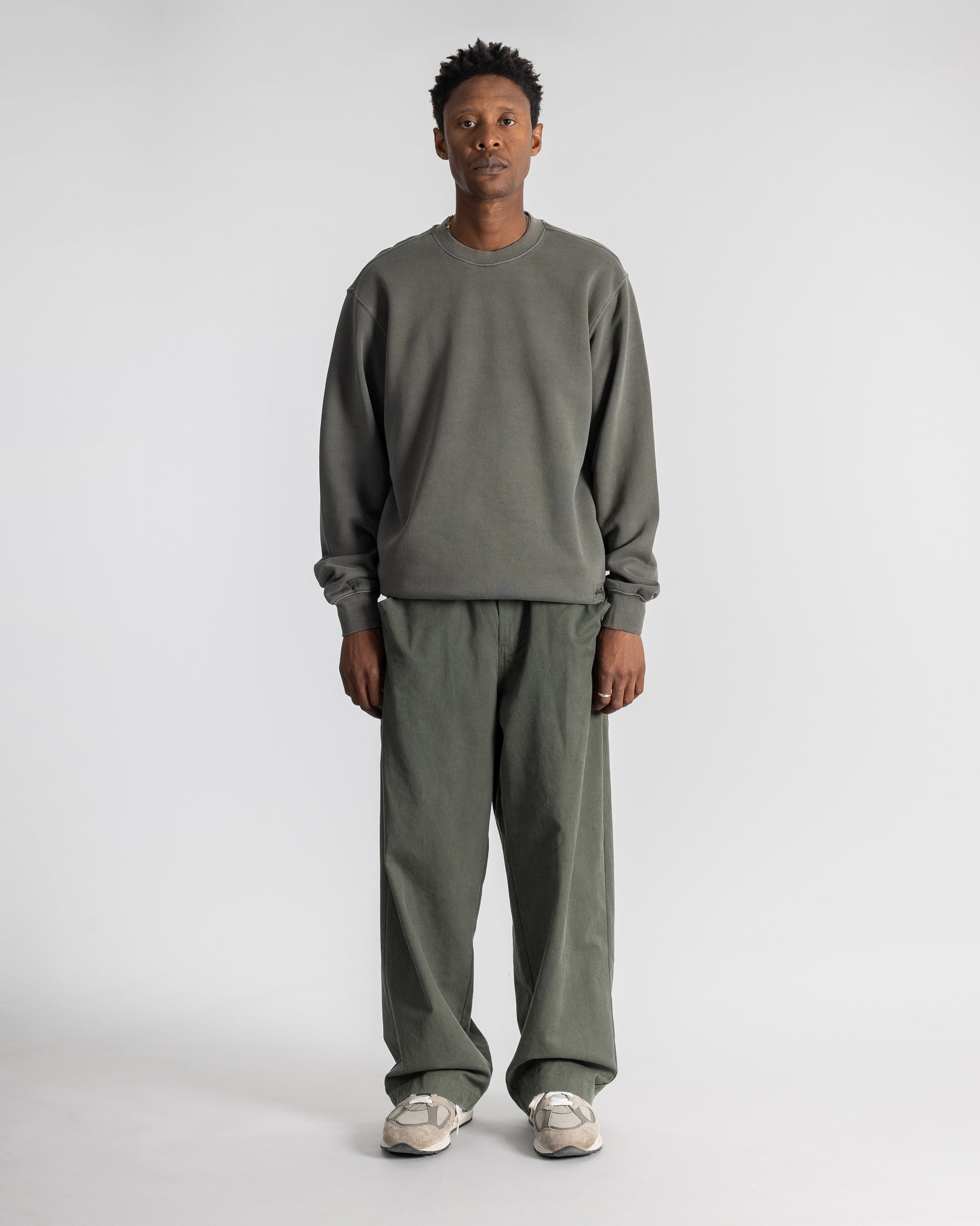 stan-ray-patch-crew-sweatshirt-washed-black-relaxed-fit image 2