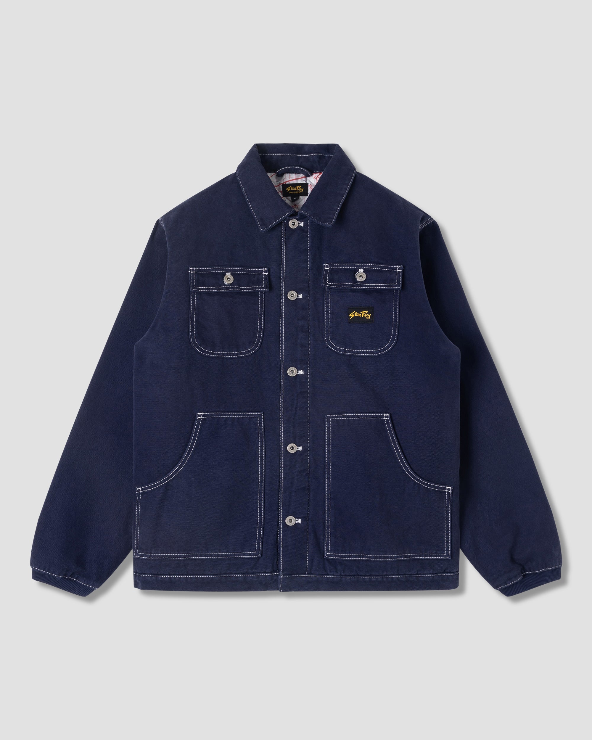 stan-ray-pork-chop-jacke-washed-navy-canvas-gef-ttert image 1