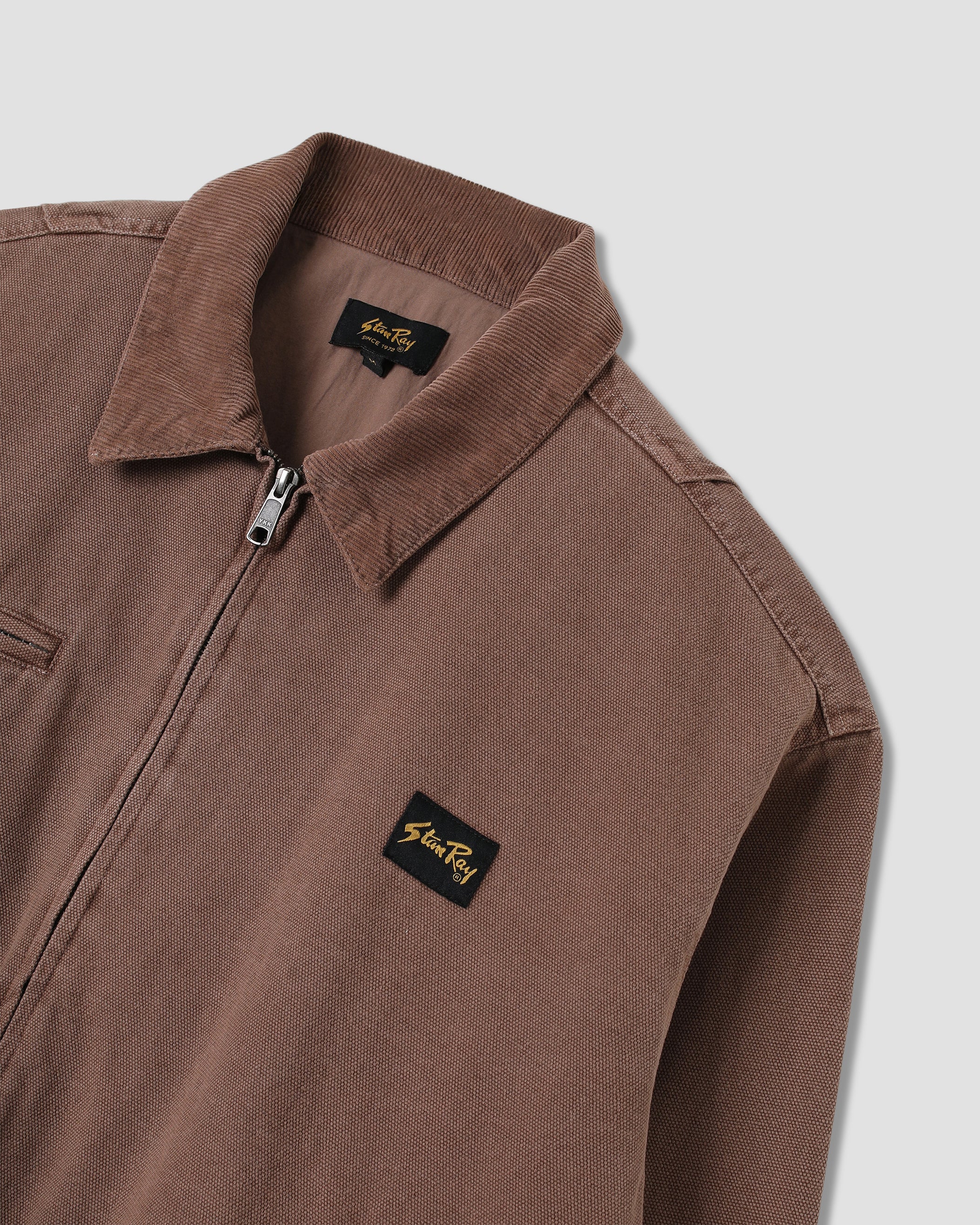 stan-ray-roughneck-collared-bomber-jacke-washed-acorn-baumwolle image 5