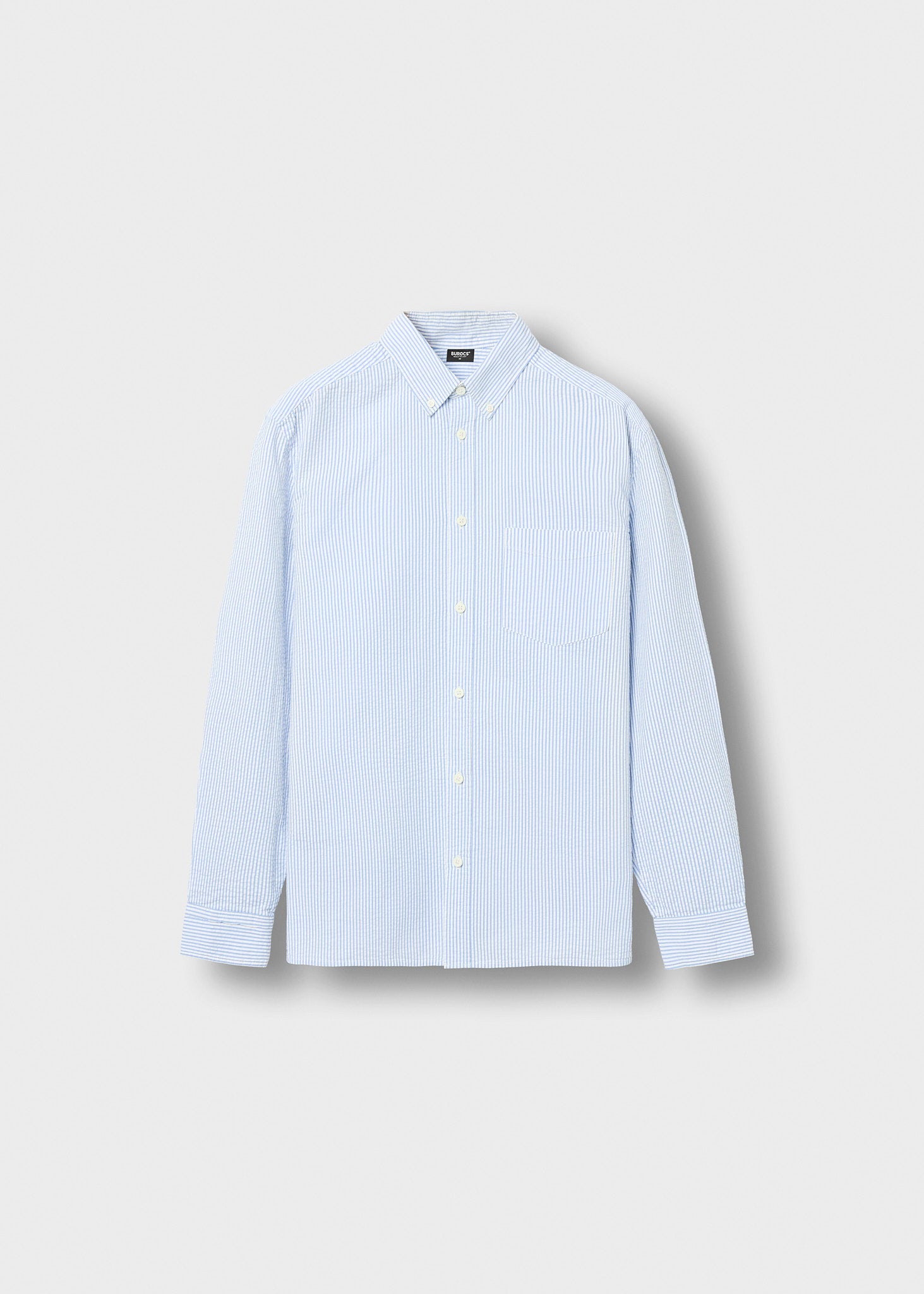 burocs-shirts-seersucker-shirt-blue-button-down-herren image 1