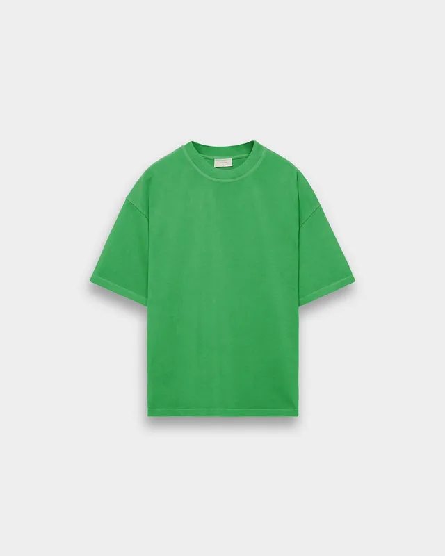 eightyfive-signature-oversized-t-shirt-green-herren-260gsm image 1