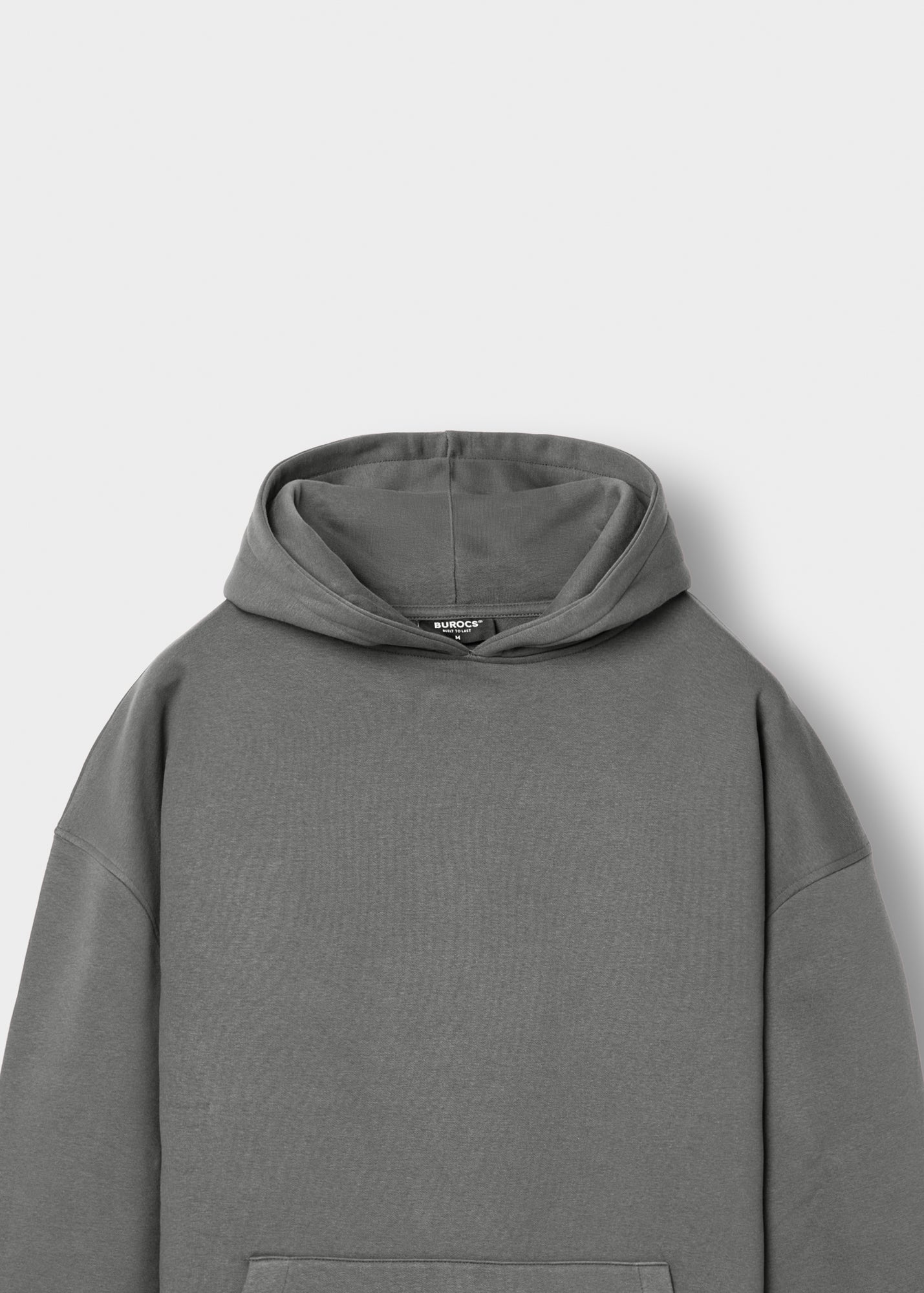 burocs-hoodies-basic-hoodie-kapuzenpullover-grey-oversized image 3