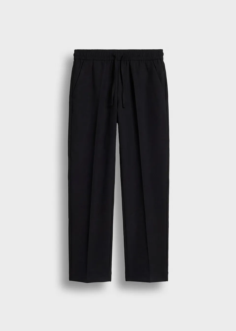 burocs-regular-pants-stoffhose-black-regular-fit-tunnelzug image 1