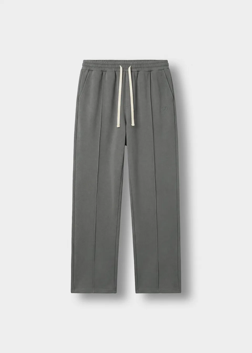 burocs-sweatpants-wide-leg-seam-grey-baumwolle image 1
