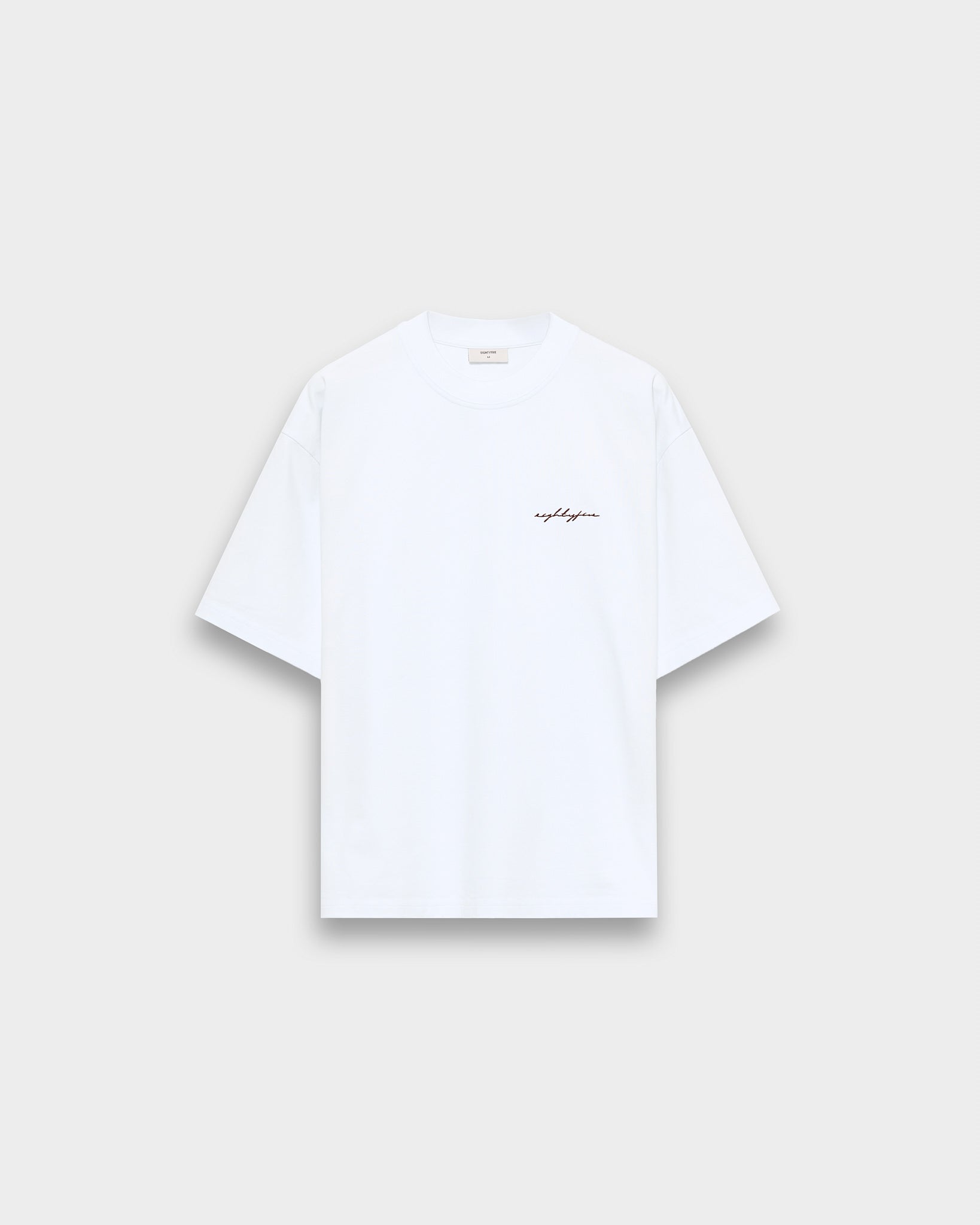eightyfive-heavy-printed-t-shirt-white-320gsm image 2