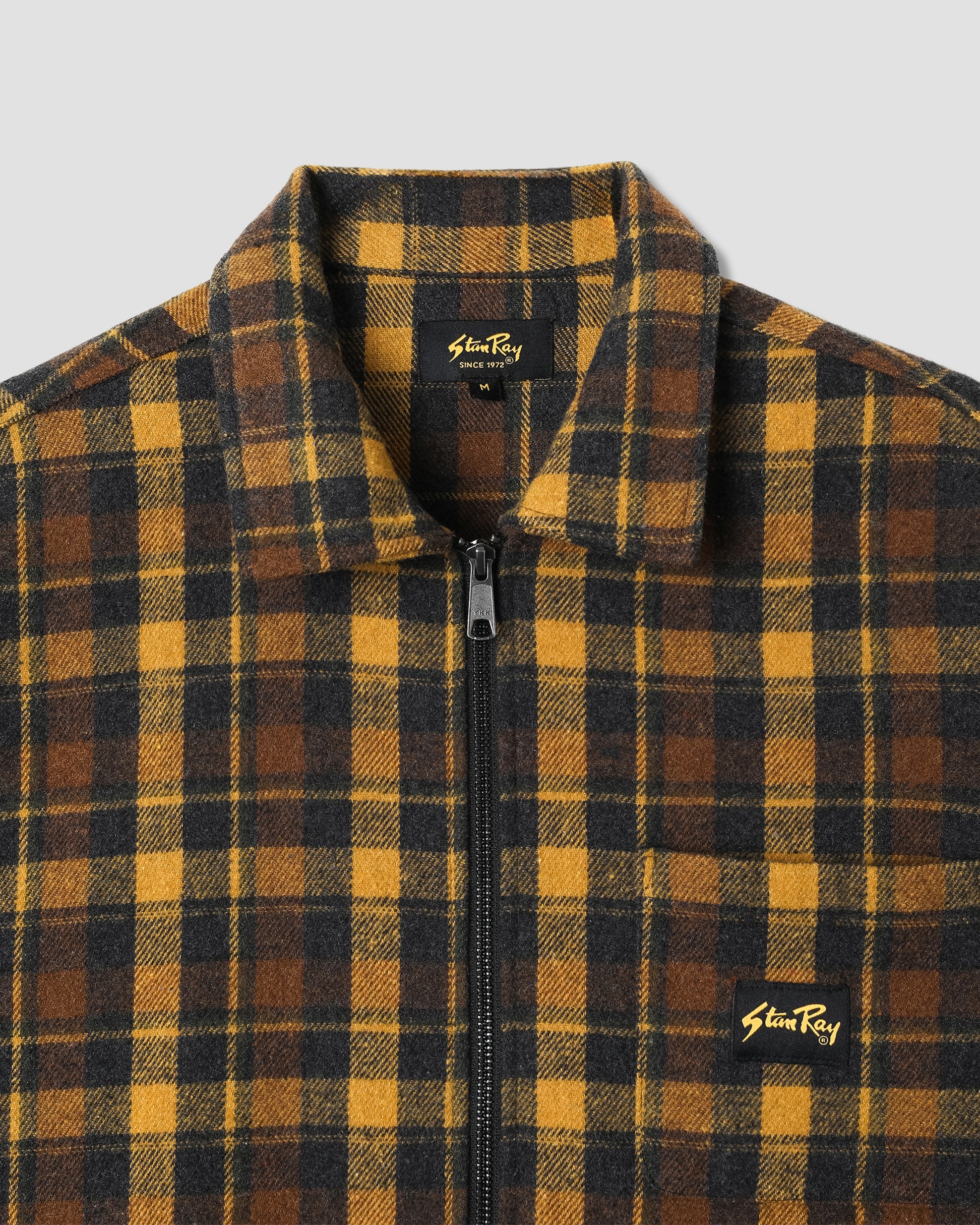 stan-ray-zip-shirt-acorn-plaid-hemd-flanell-mit-reissverschluss image 4