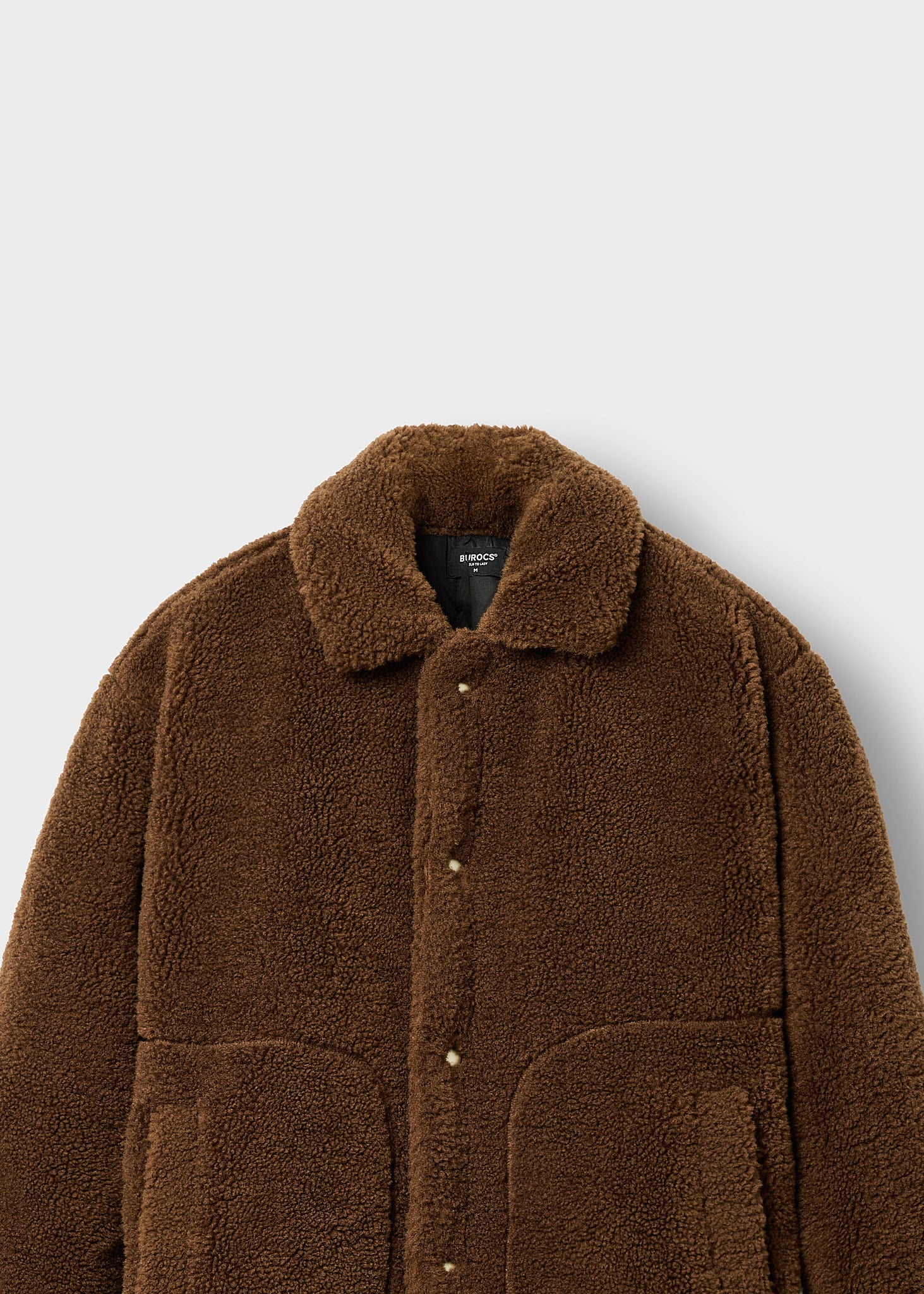burocs-teddy-jacket-teddyjacke-braun-oversized image 3