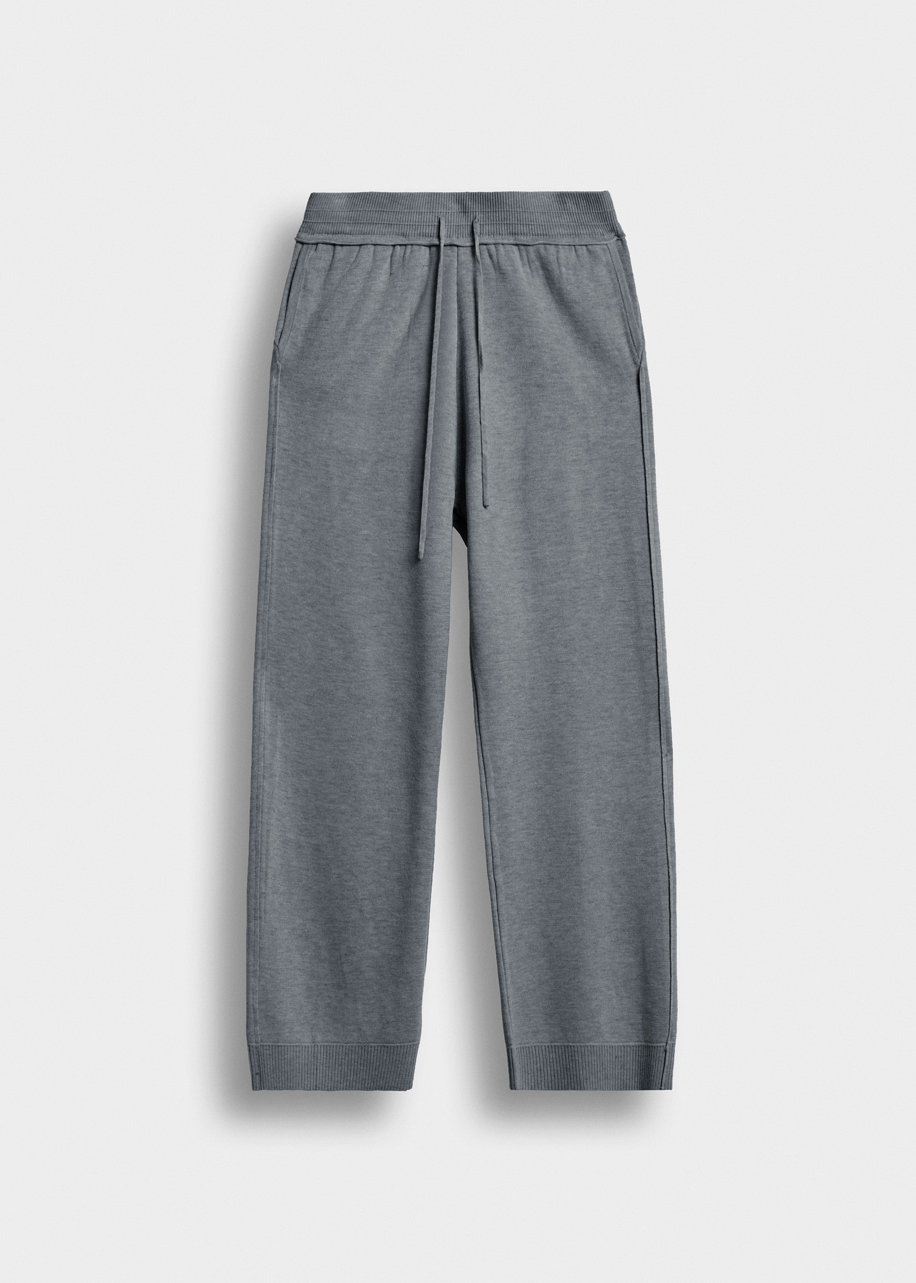 burocs-pants-knit-wide-leg-hose-grau-relaxed-fit image 1