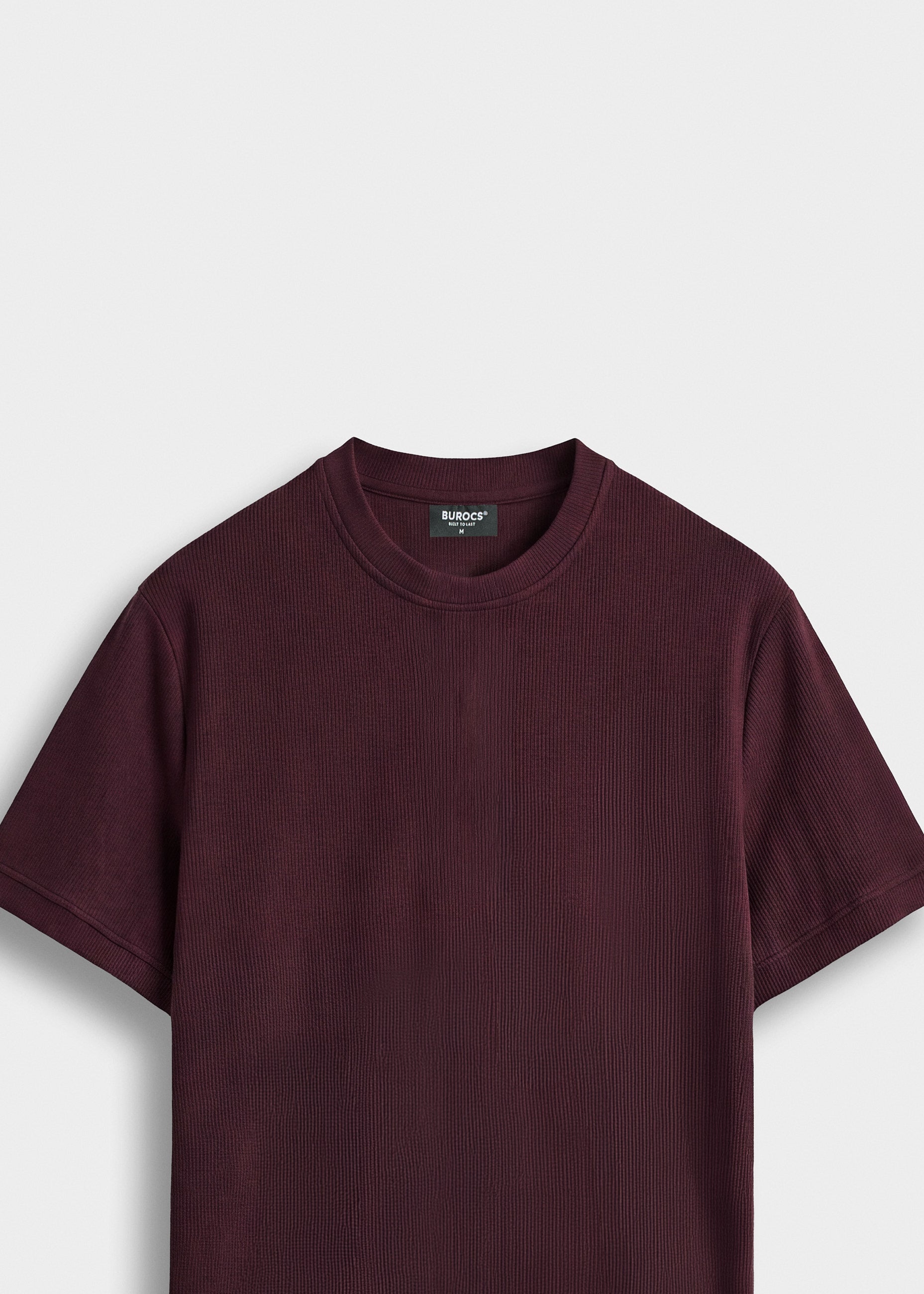 burocs-slim-rib-t-shirt-herren-burgundy-slim-fit-baumwolle image 3