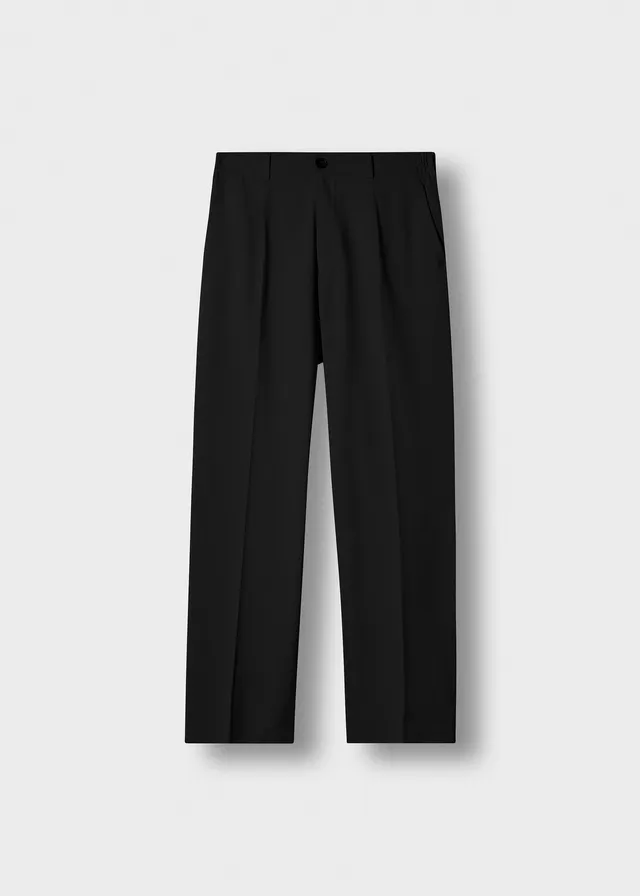 burocs-straight-tailored-pants-anzughose-schwarz-s image 1