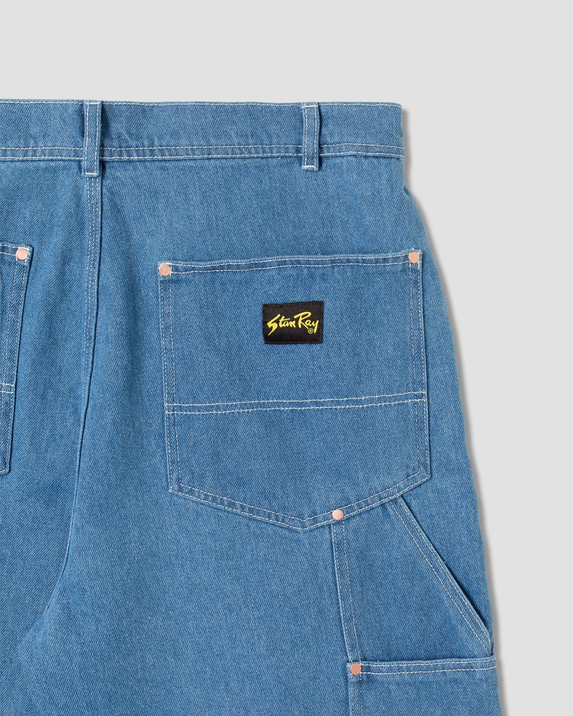 stan-ray-double-knee-short-denim-vintage-stonewash image 4