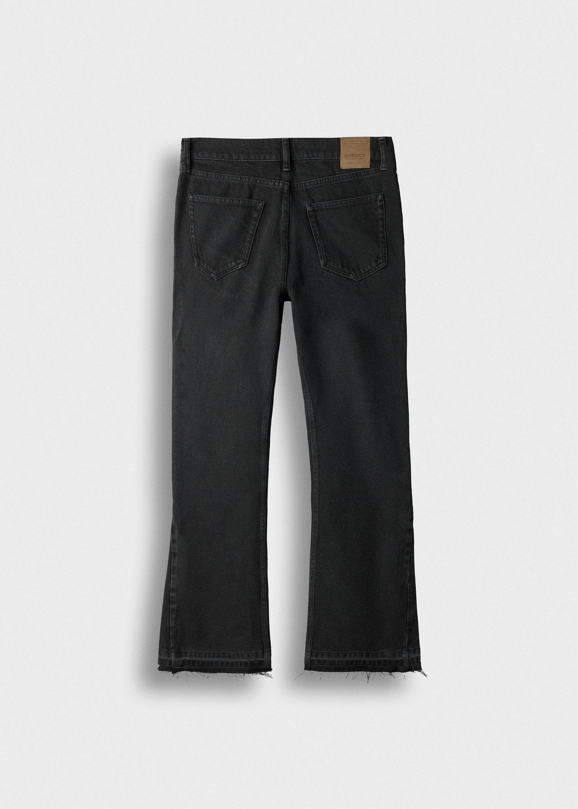 burocs-tony-flared-open-hem-jeans-grey-baumwolle image 2