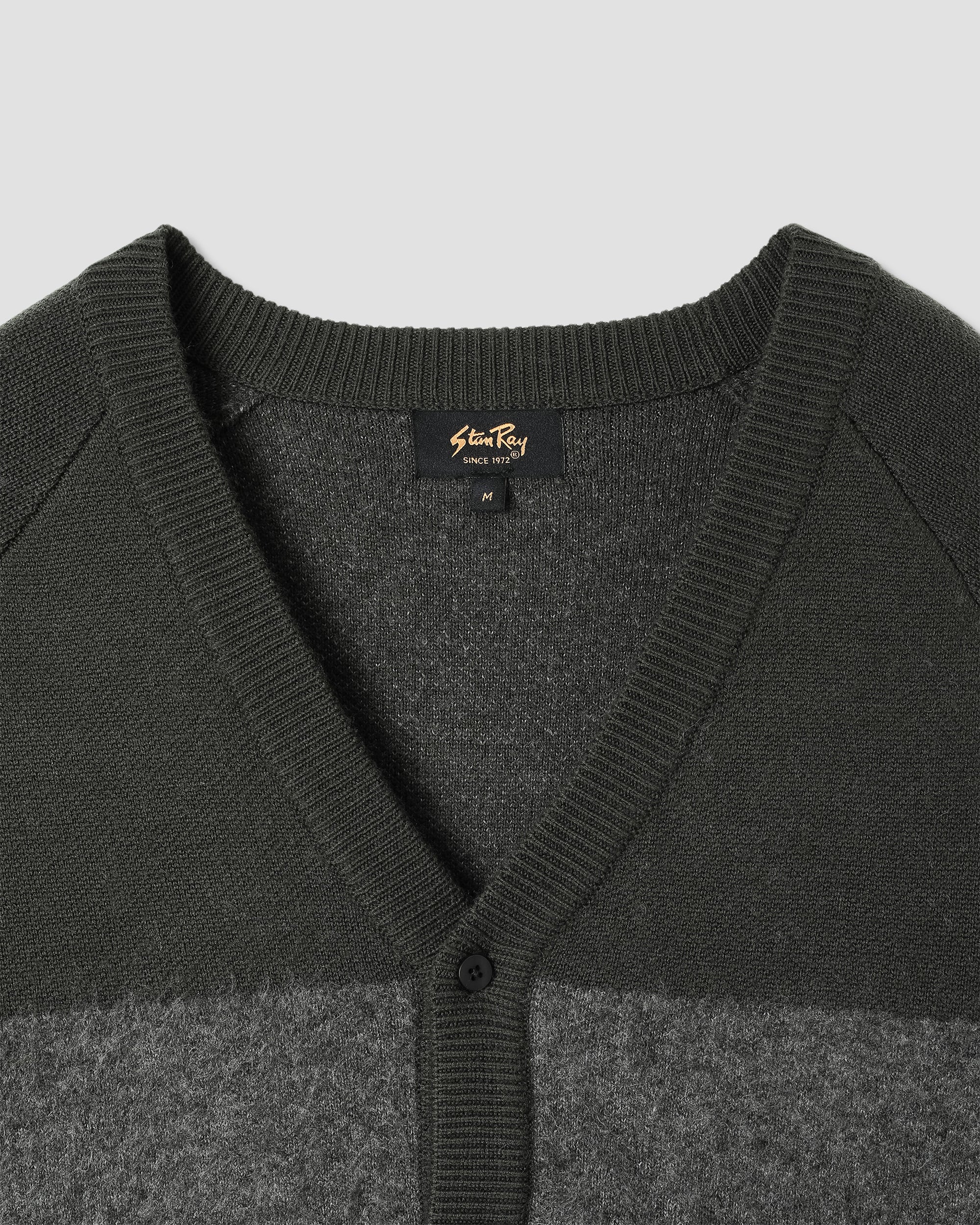 stan-ray-sweats-knitted-cardigan-strickjacke-botanical-green image 3
