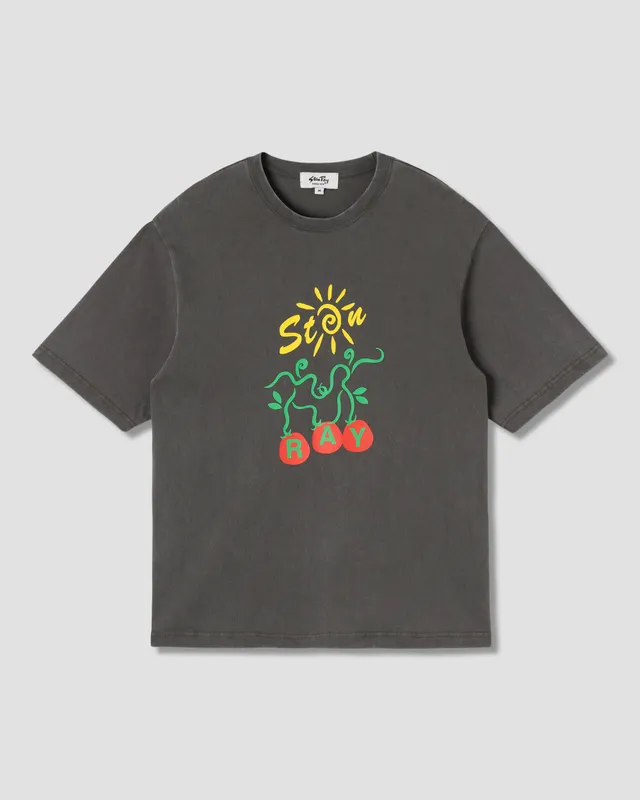 stan-ray-ray-vine-t-shirt-washed-black-baumwolle image 1