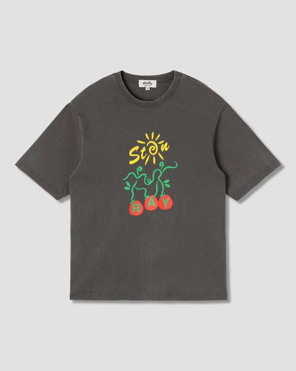 stan-ray-ray-vine-t-shirt-washed-black-baumwolle image 1