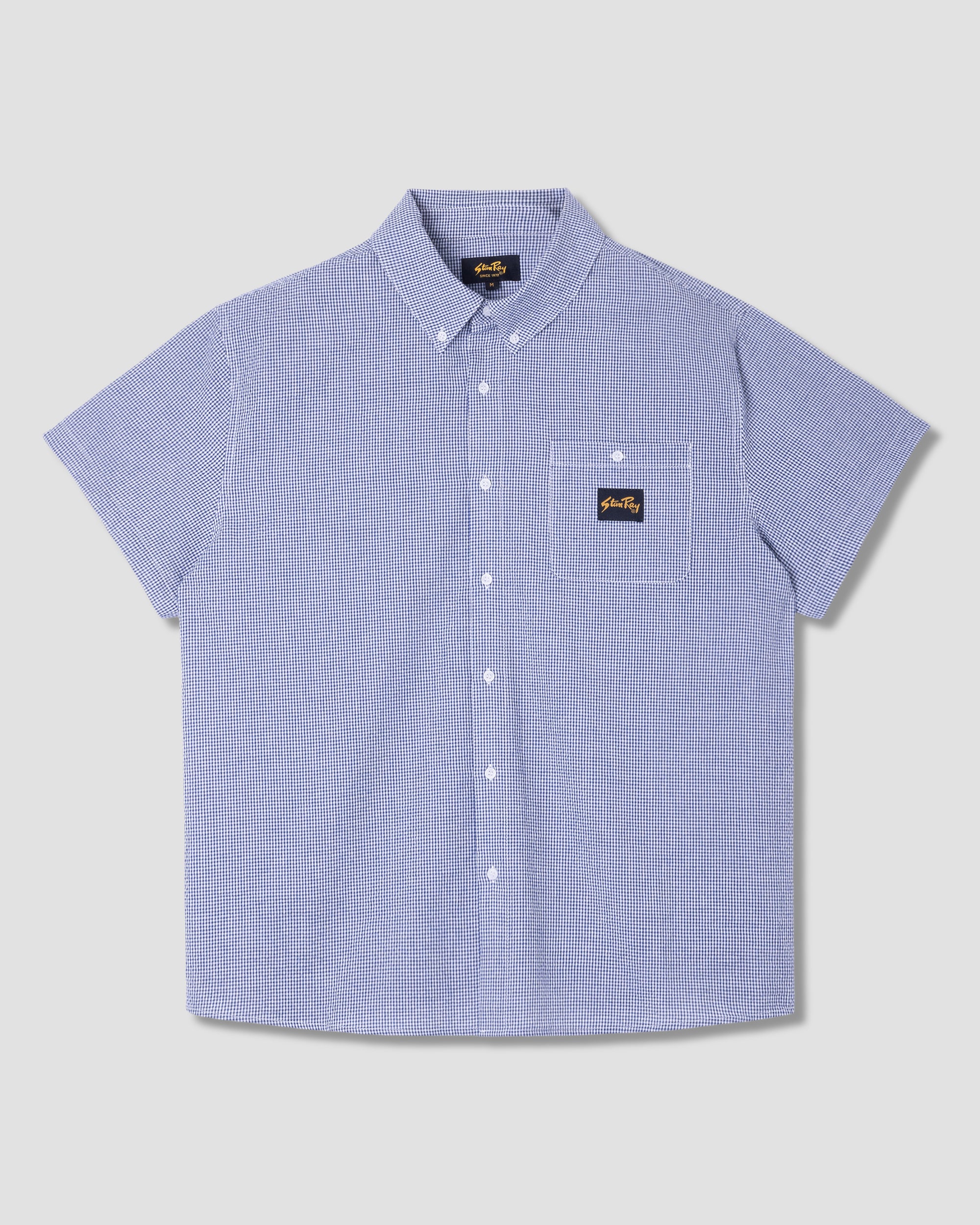 stan-ray-flannel-shirt-hemd-blue-gingham-karo image 1
