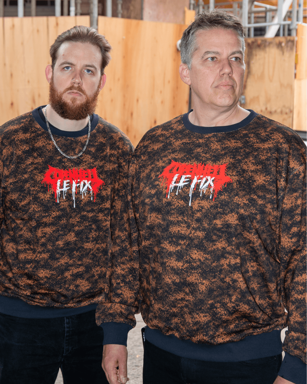 le-fix-sweatshirts-copenhell-crewneck-sweatshirt-camo image 3