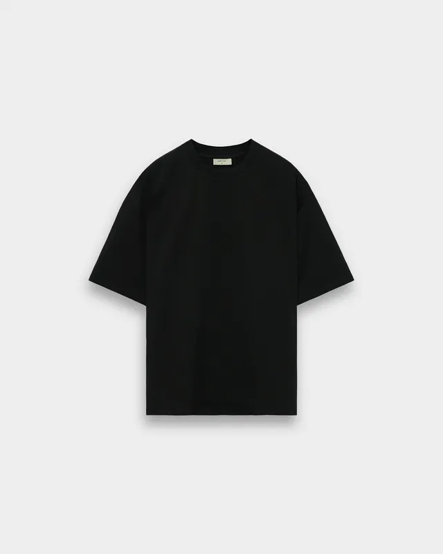 eightyfive-signature-light-oversized-t-shirt-black-baumwolle image 1